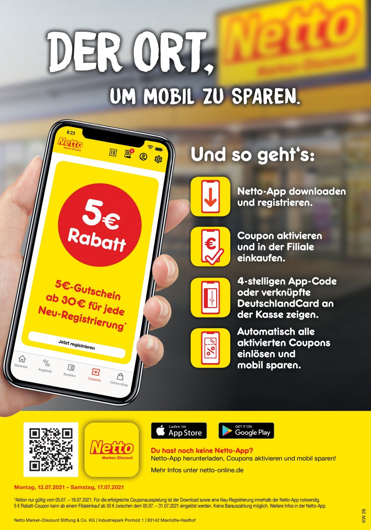 Netto Marken-Discount Prospekte  - 12.07.2021 - 17.07.2021. Seite 49