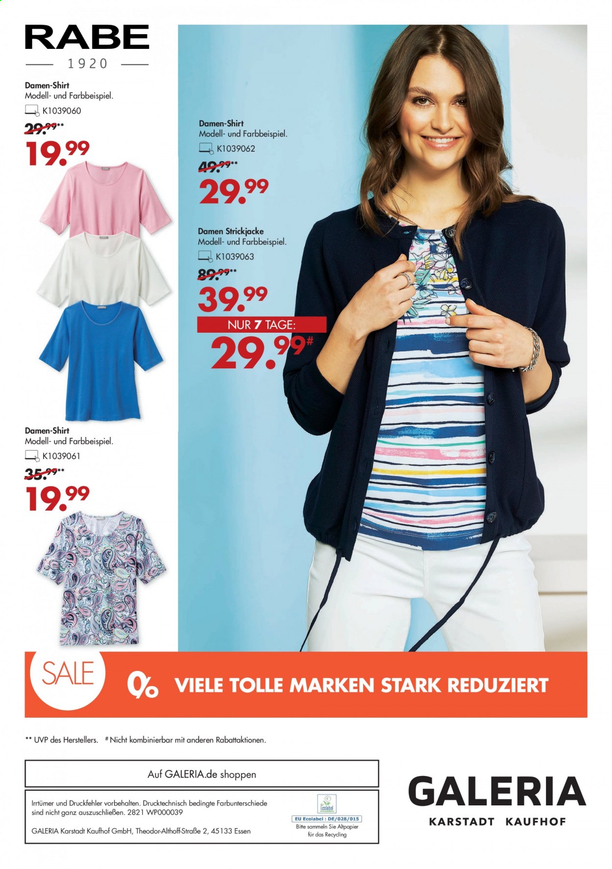 GALERIA Karstadt Kaufhof Prospekte  - 14.07.2021 - 20.07.2021. Seite 32