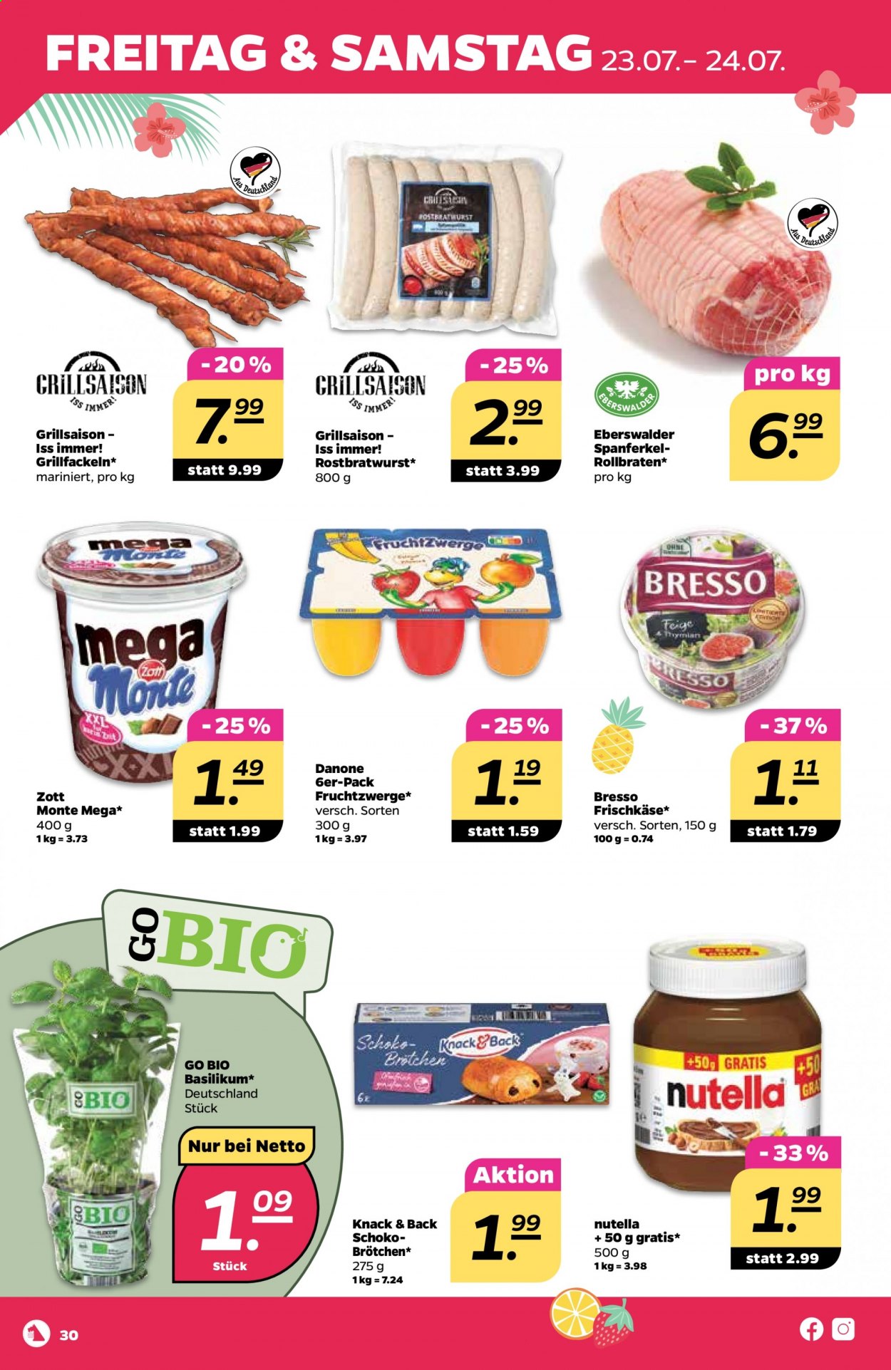 Netto Prospekte  - 19.07.2021 - 24.07.2021. Seite 30