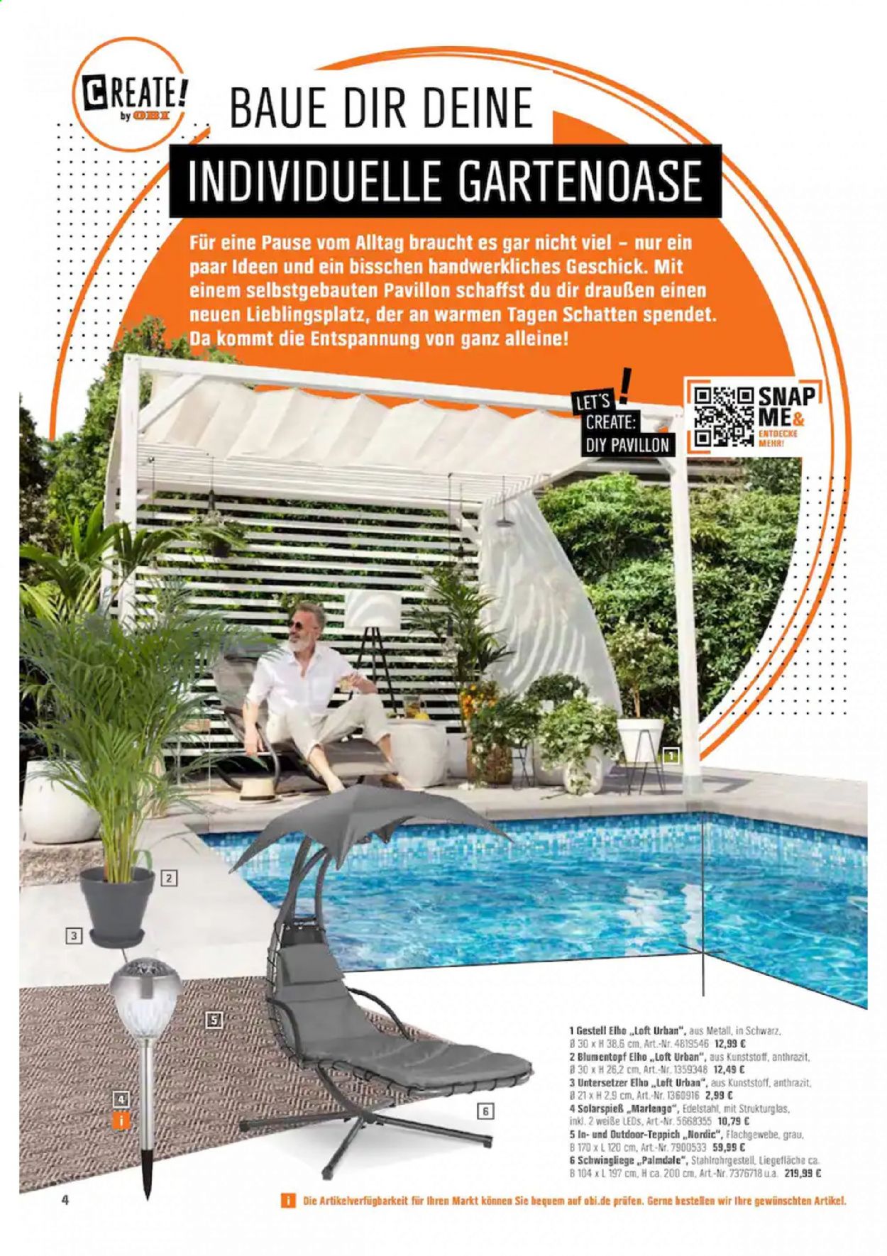 OBI Prospekte  - 7.07.2021 - 7.08.2021. Seite 4