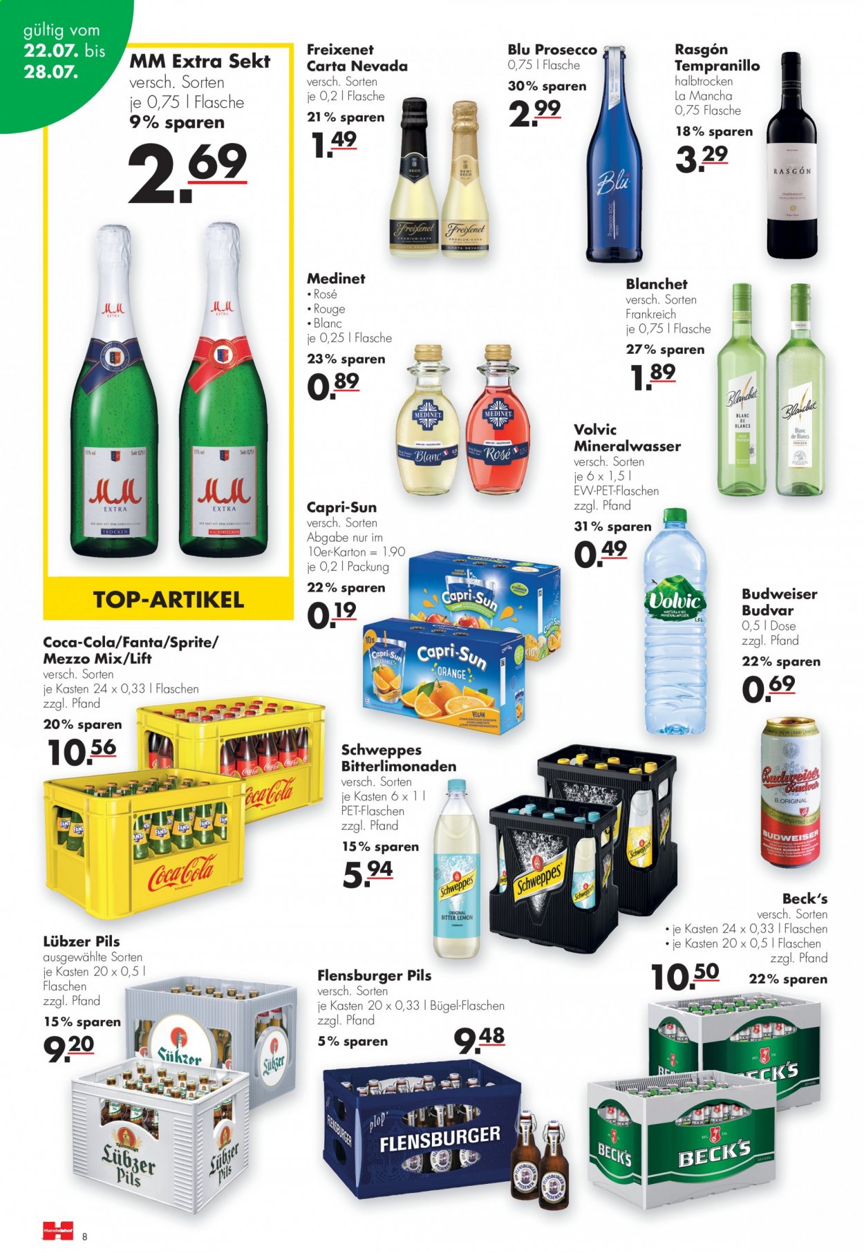 Handelshof Prospekte  - 22.07.2021 - 28.07.2021. Seite 8