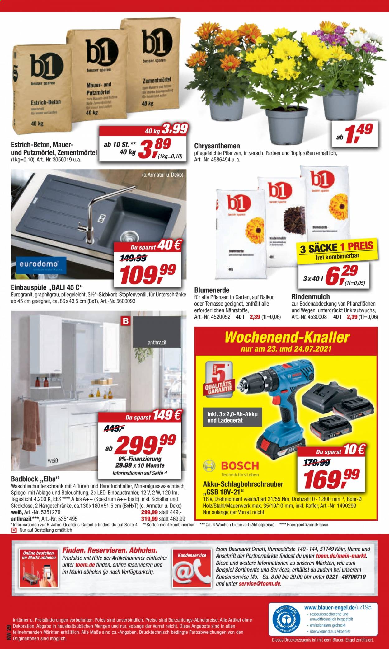 toom Baumarkt Prospekte  - 17.07.2021 - 23.07.2021. Seite 16