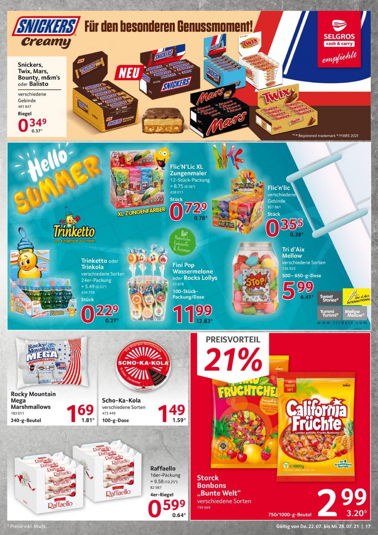 Selgros Prospekte  - 22.07.2021 - 28.07.2021. Seite 17
