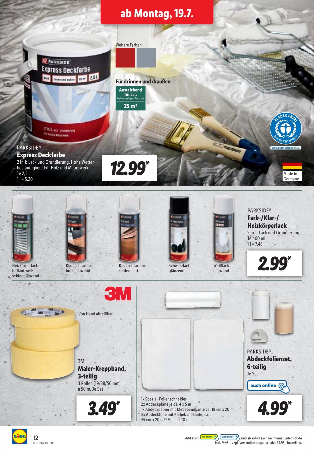 Lidl Prospekte  - 19.07.2021 - 24.07.2021. Seite 12