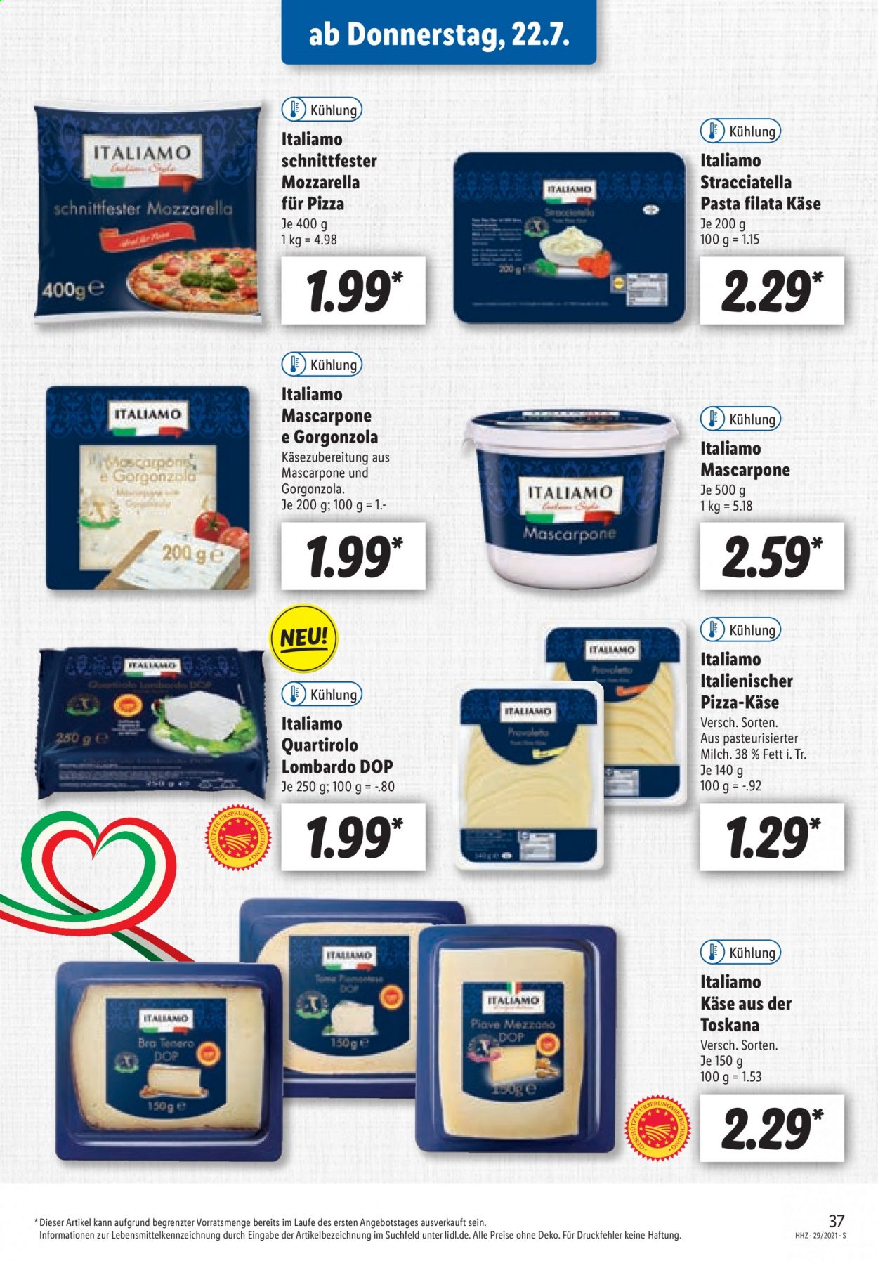 Lidl Prospekte  - 19.07.2021 - 24.07.2021. Seite 37
