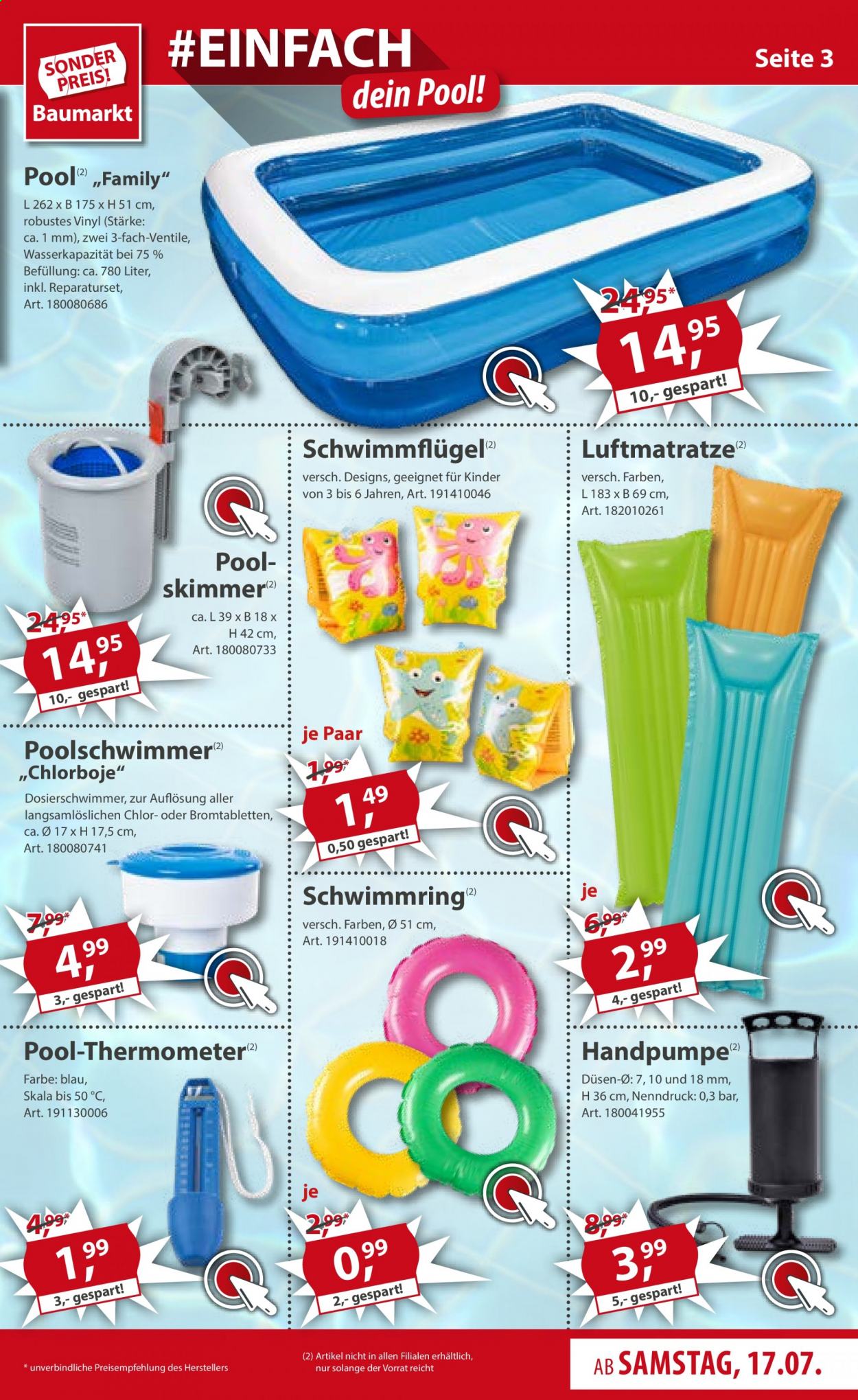 Sonderpreis-Baumarkt Prospekte  - 17.07.2021 - 23.07.2021. Seite 3