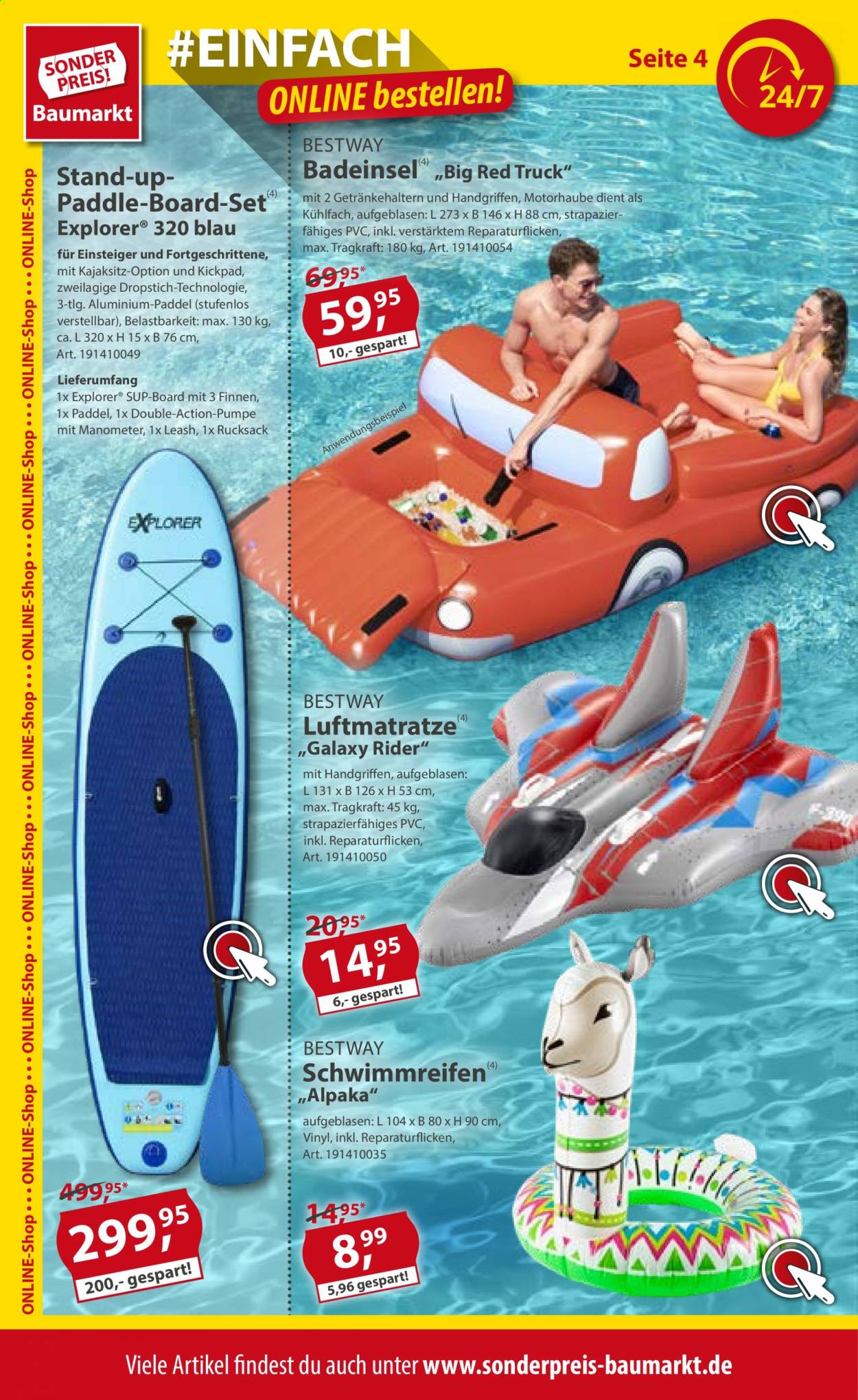 Sonderpreis-Baumarkt Prospekte  - 17.07.2021 - 23.07.2021. Seite 4
