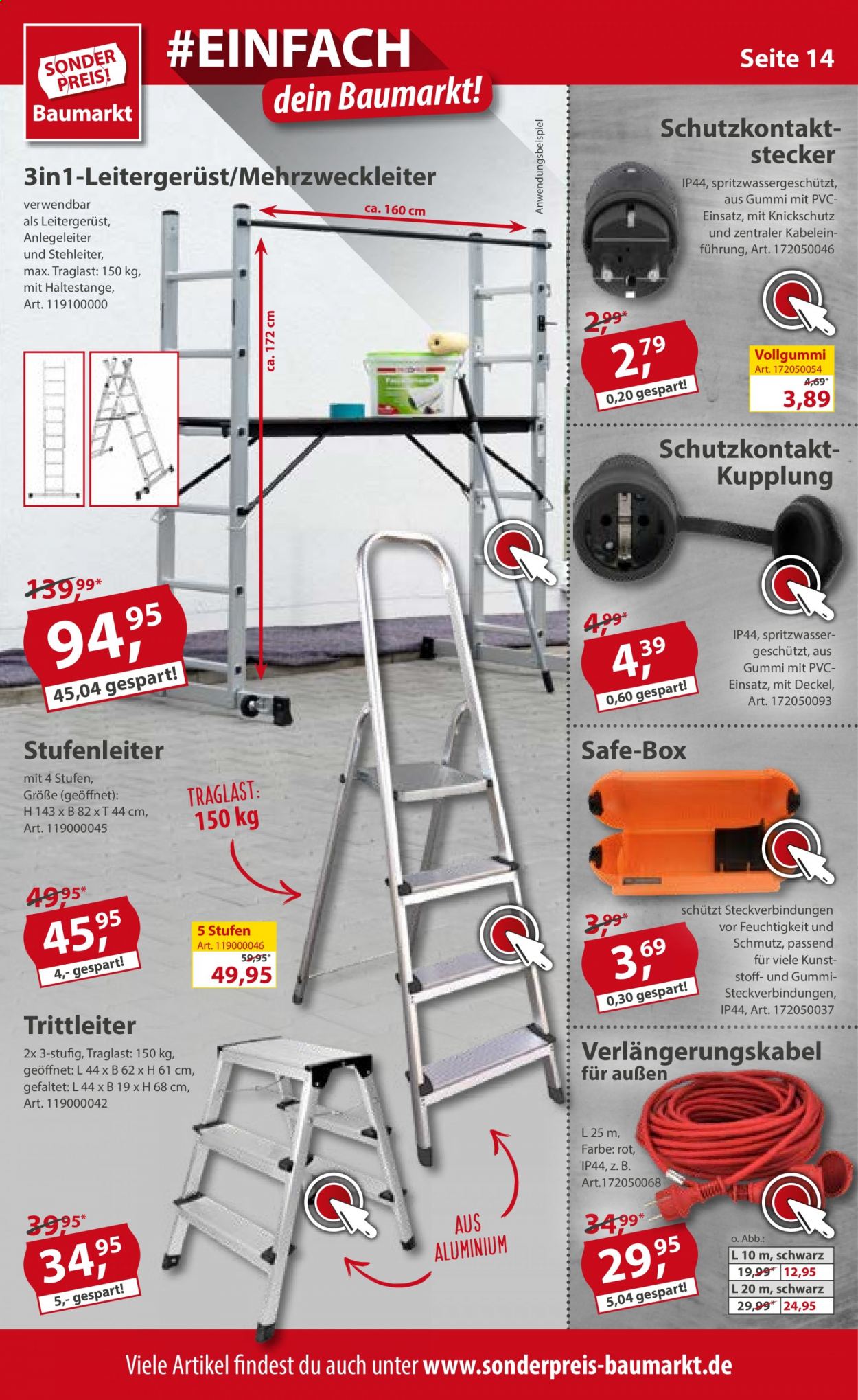 Sonderpreis-Baumarkt Prospekte  - 17.07.2021 - 23.07.2021. Seite 14