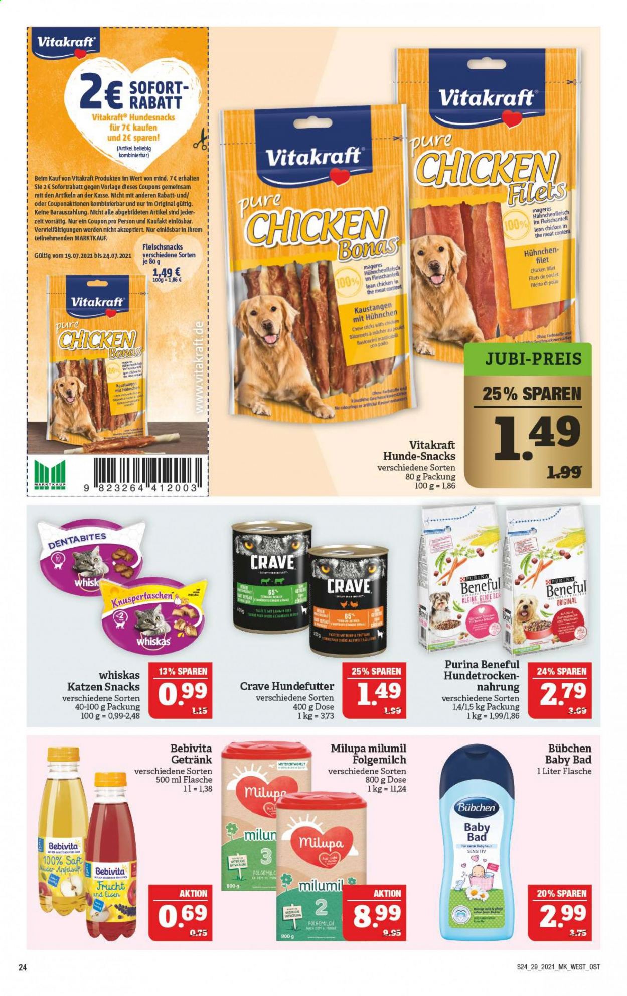 Marktkauf Prospekte  - 19.07.2021 - 24.07.2021. Seite 28