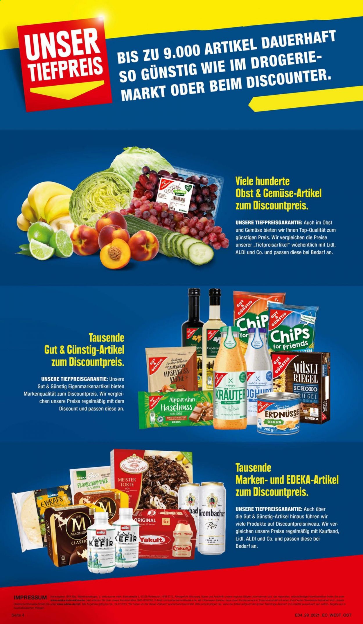 Edeka Prospekte  - 19.07.2021 - 24.07.2021. Seite 24