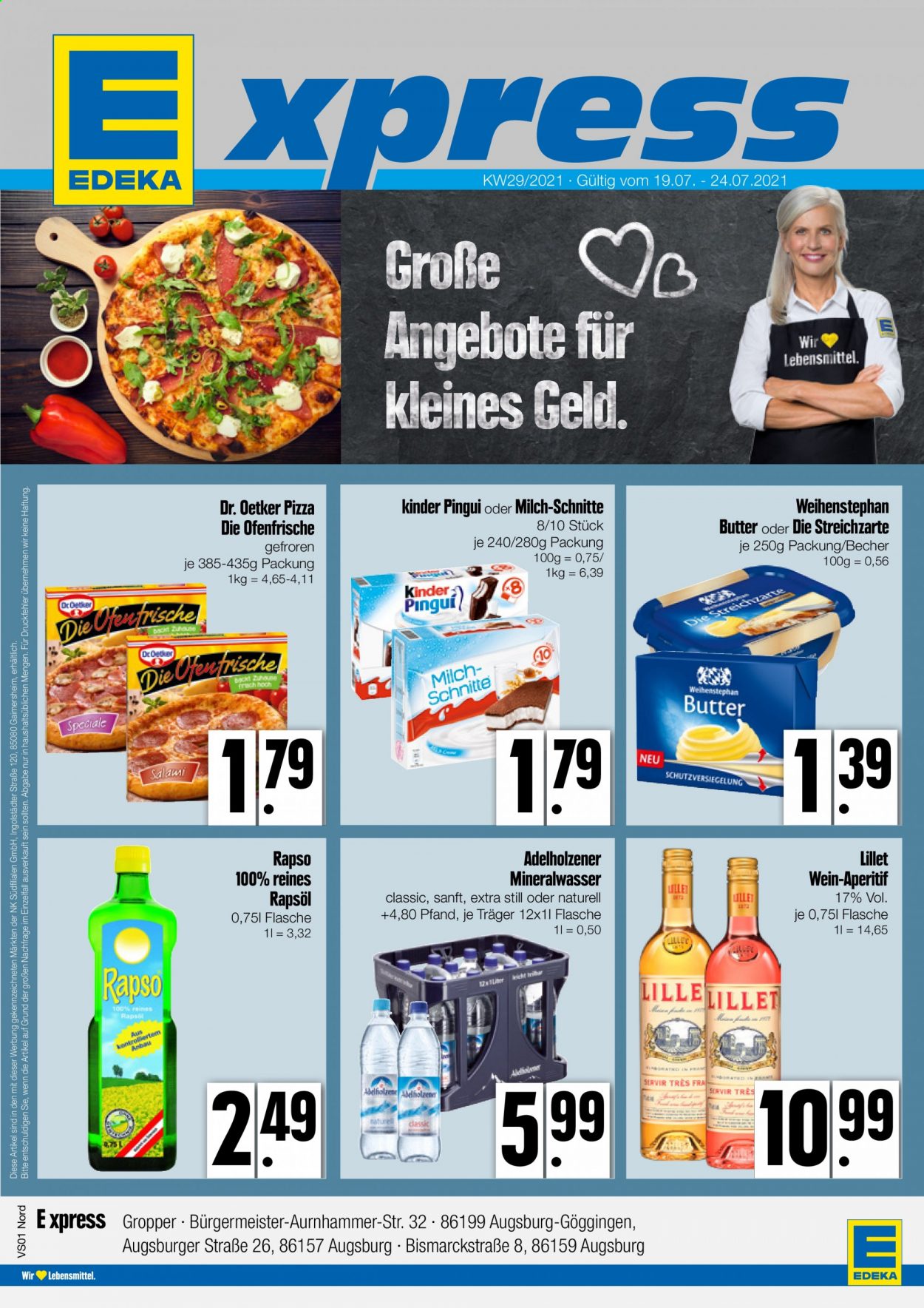 Edeka Prospekte  - 19.07.2021 - 24.07.2021. Seite 1