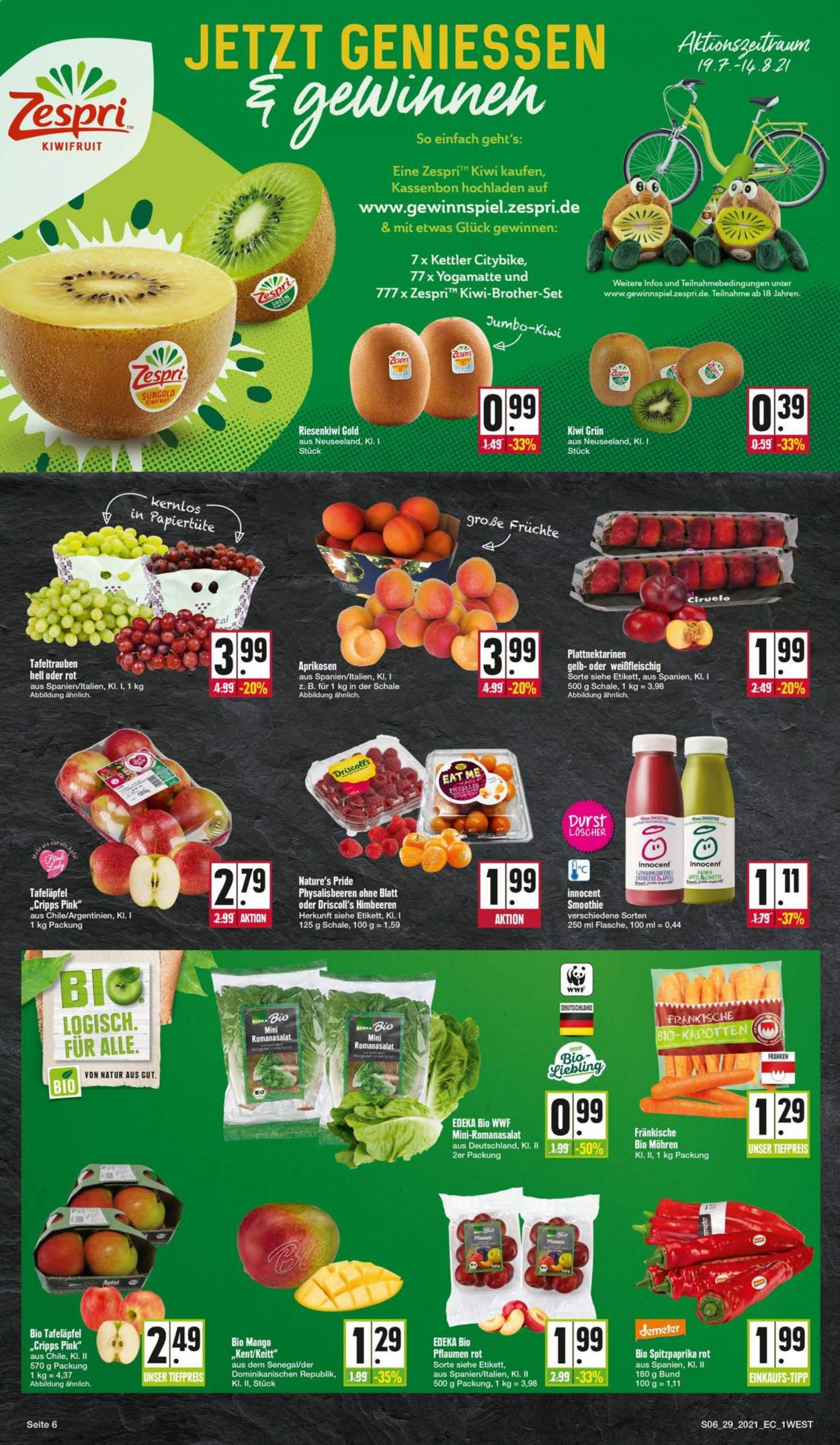 Edeka Prospekte  - 19.07.2021 - 24.07.2021. Seite 6
