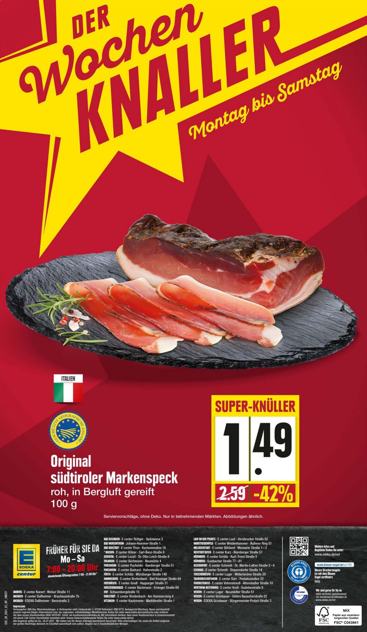 Edeka Prospekte  - 19.07.2021 - 24.07.2021. Seite 20