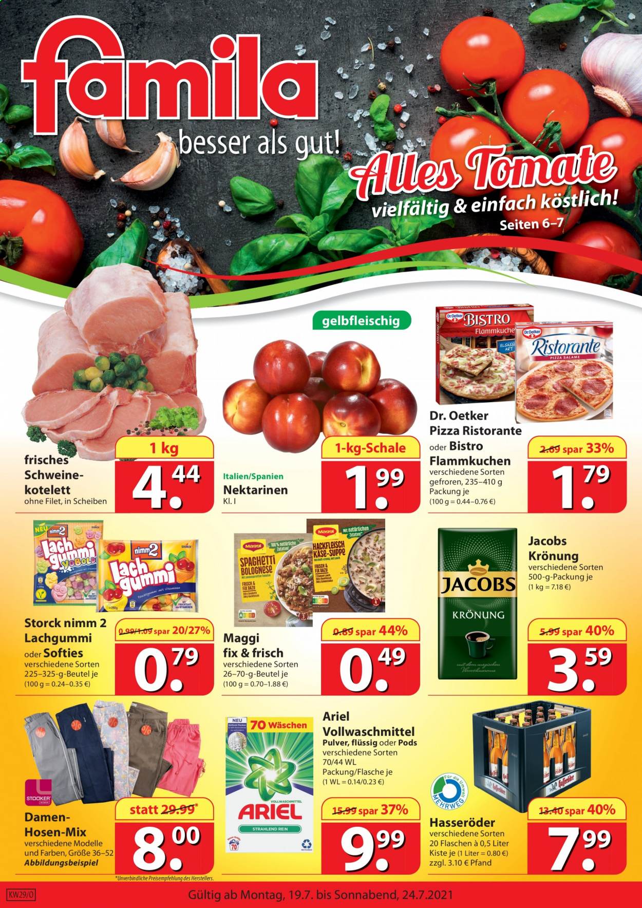 famila Prospekte  - 19.07.2021 - 24.07.2021. Seite 1