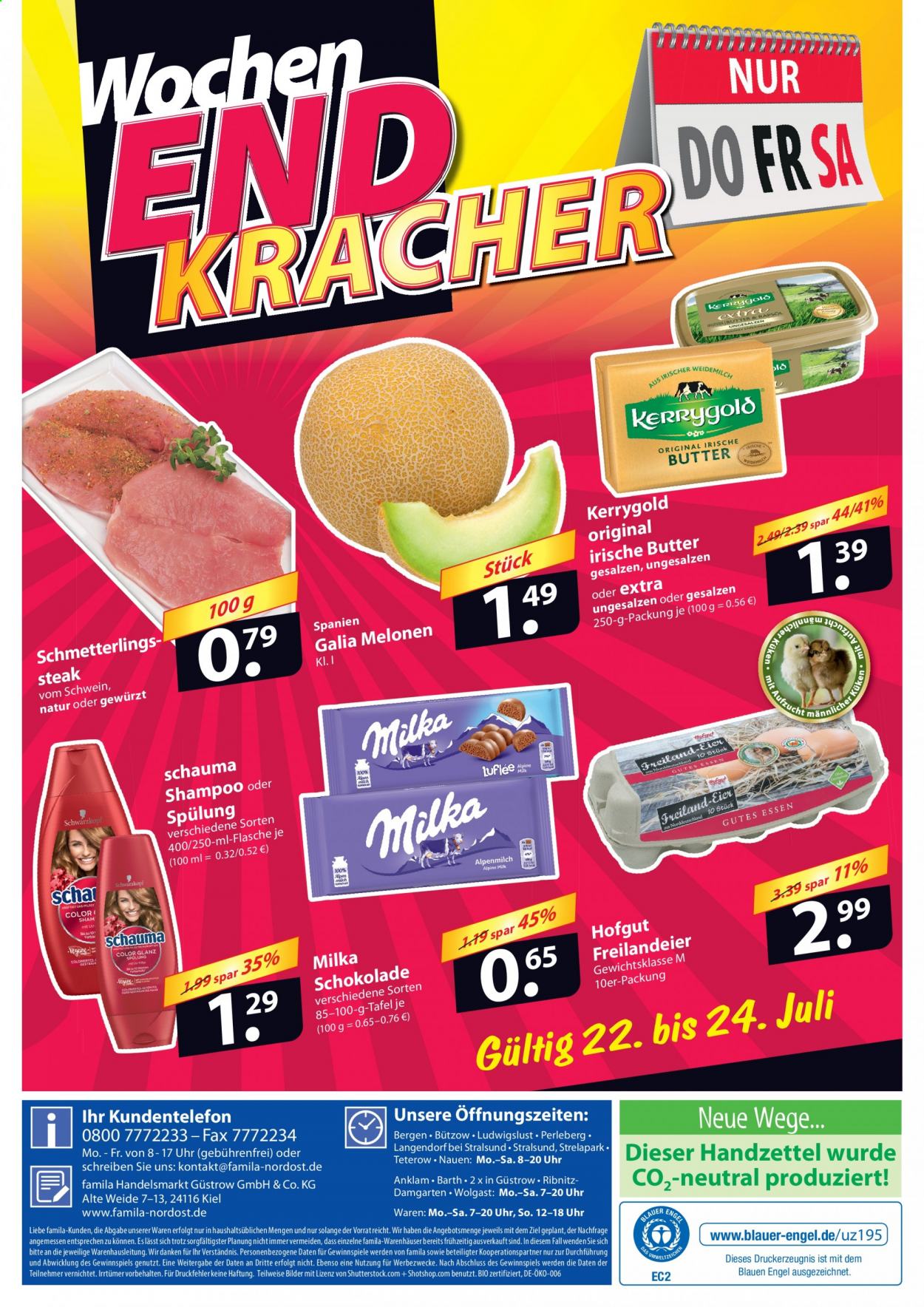 famila Prospekte  - 19.07.2021 - 24.07.2021. Seite 24