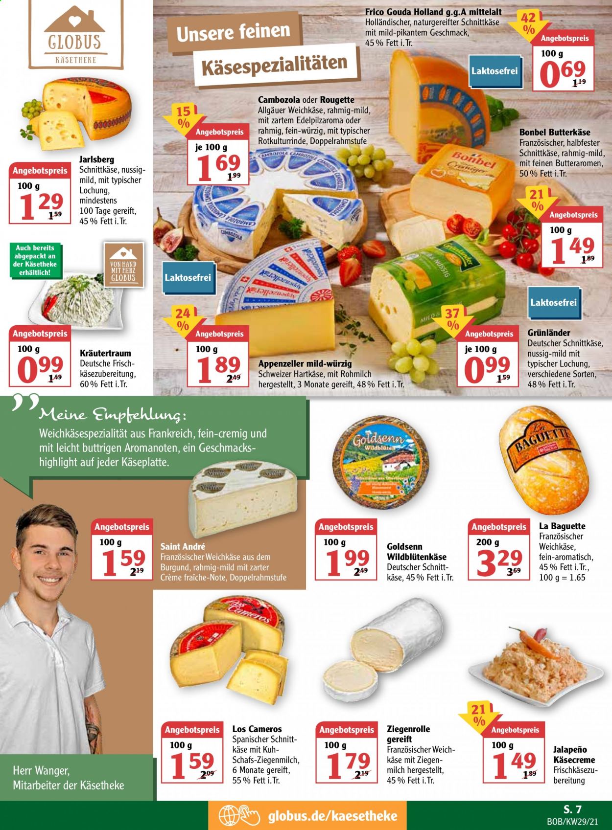 Globus Prospekte  - 19.07.2021 - 24.07.2021. Seite 7