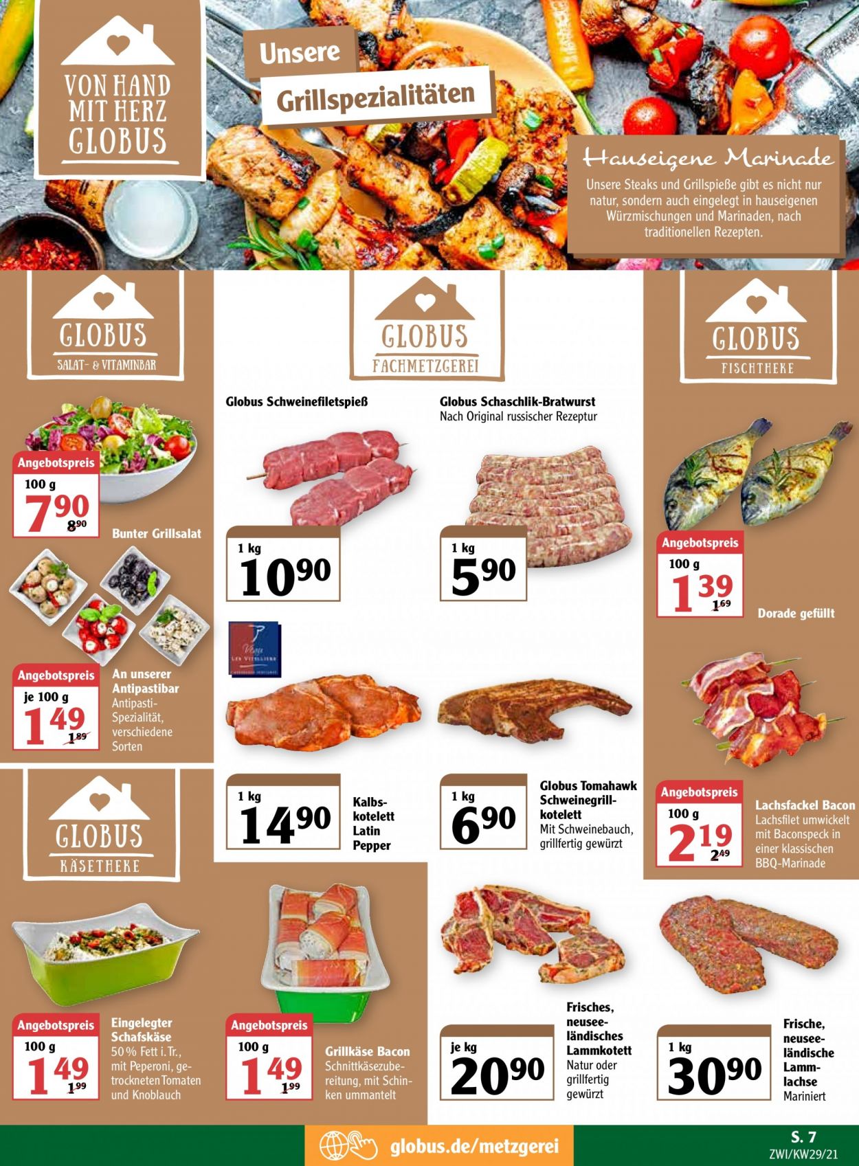 Globus Prospekte  - 19.07.2021 - 24.07.2021. Seite 10