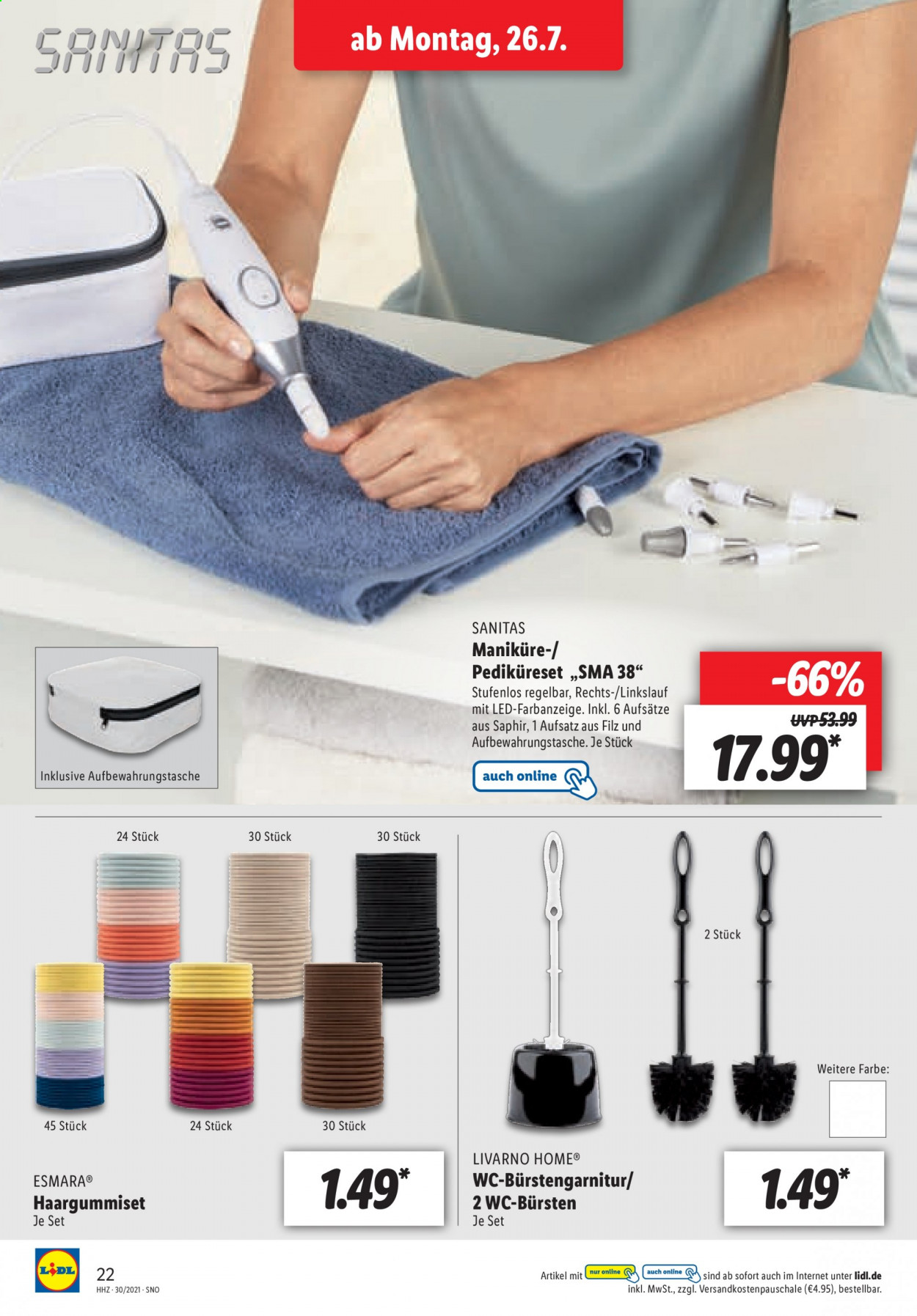 Lidl Prospekte  - 26.07.2021 - 31.07.2021. Seite 22