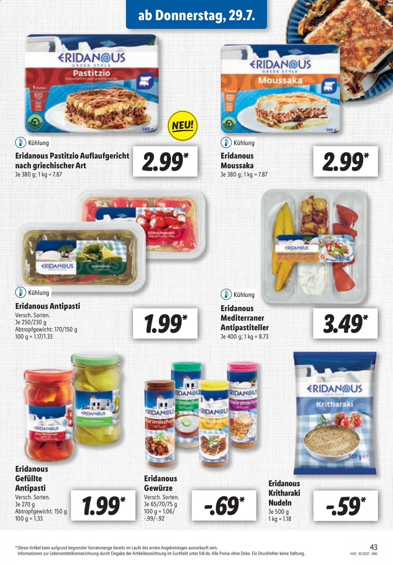 Lidl Prospekte  - 26.07.2021 - 31.07.2021. Seite 43