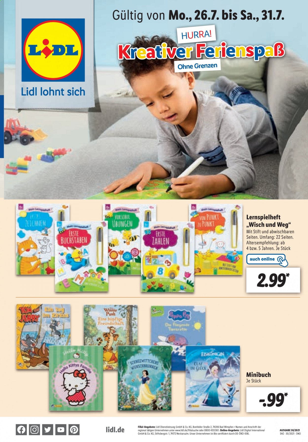Lidl Prospekte  - 26.07.2021 - 31.07.2021. Seite 49
