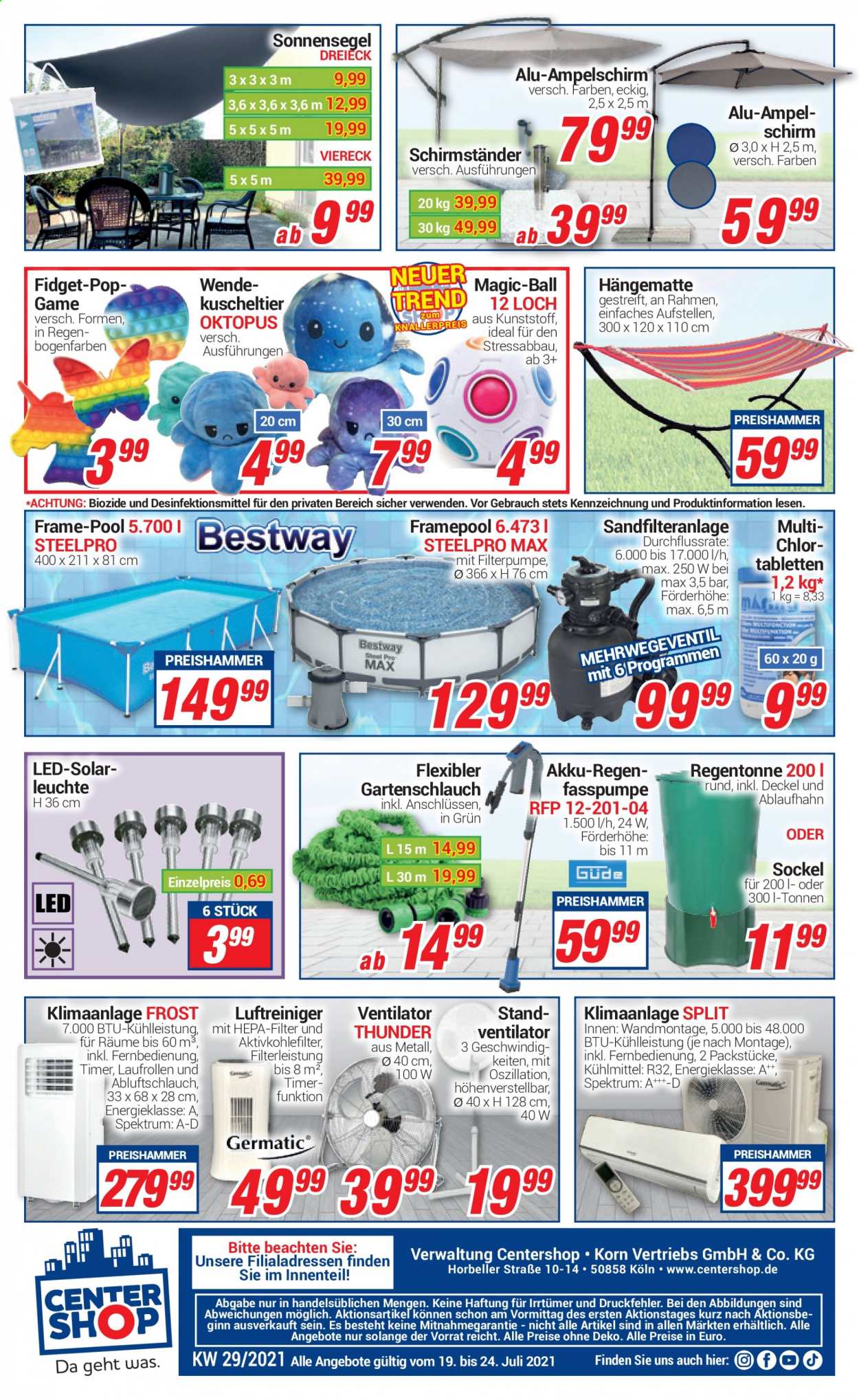 CENTERSHOP Prospekte  - 19.07.2021 - 24.07.2021. Seite 16