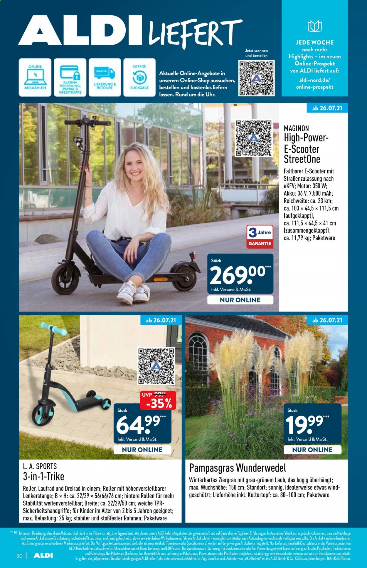ALDI Nord Prospekte  - 26.07.2021 - 31.07.2021. Seite 30