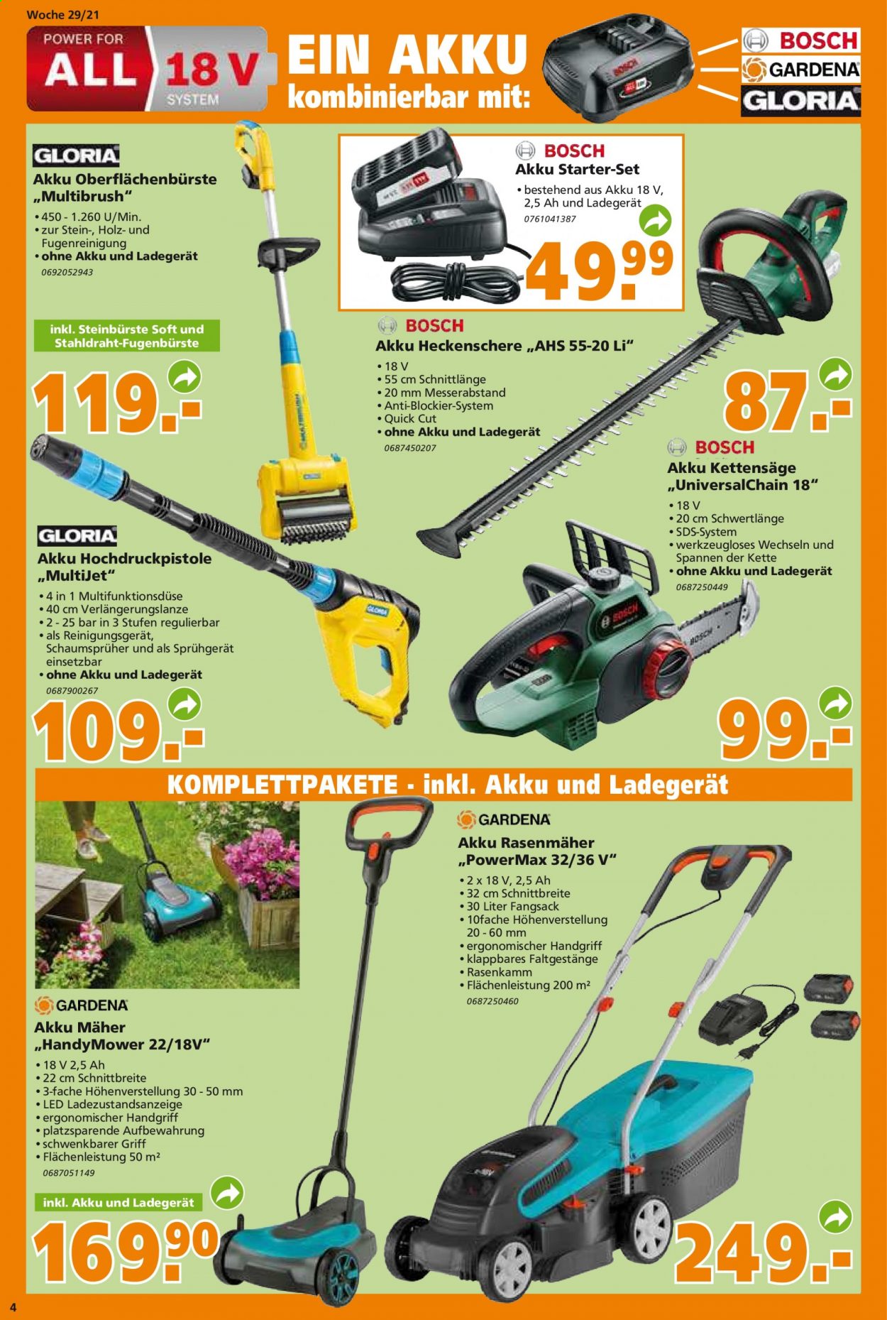Globus Baumarkt Prospekte  - 19.07.2021 - 24.07.2021. Seite 4