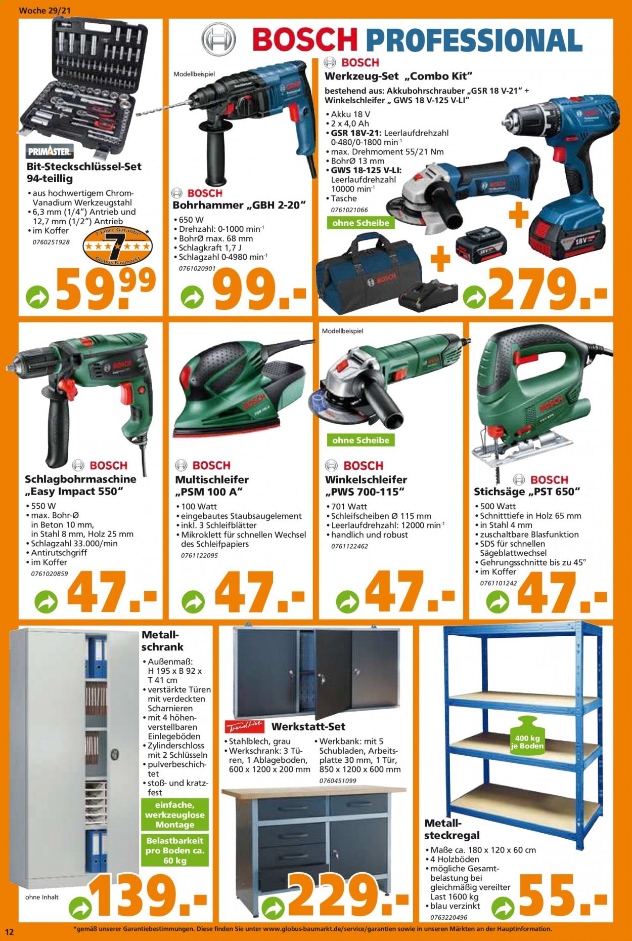 Globus Baumarkt Prospekte  - 19.07.2021 - 24.07.2021. Seite 12