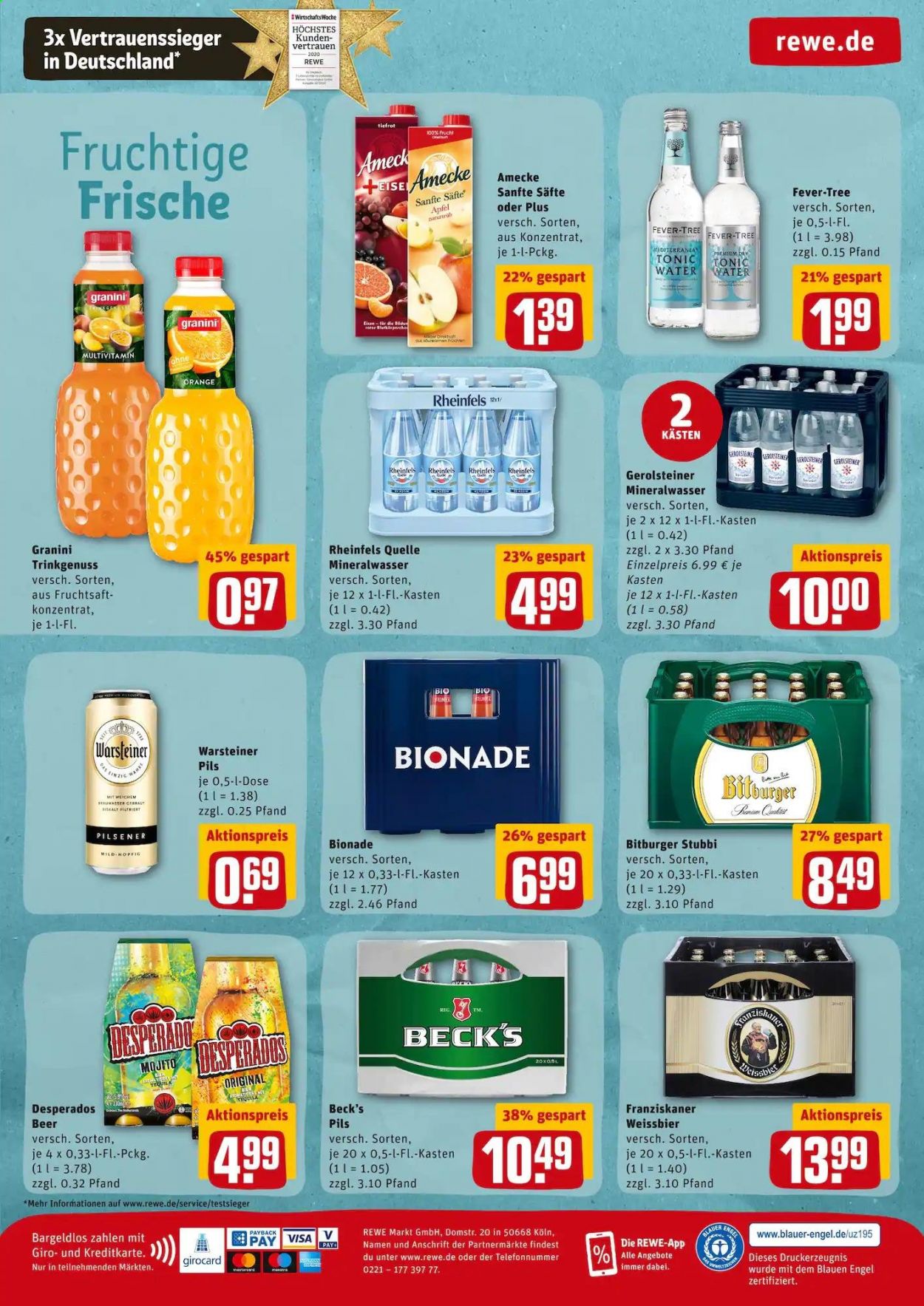REWE Prospekte  - 19.07.2021 - 24.07.2021. Seite 20