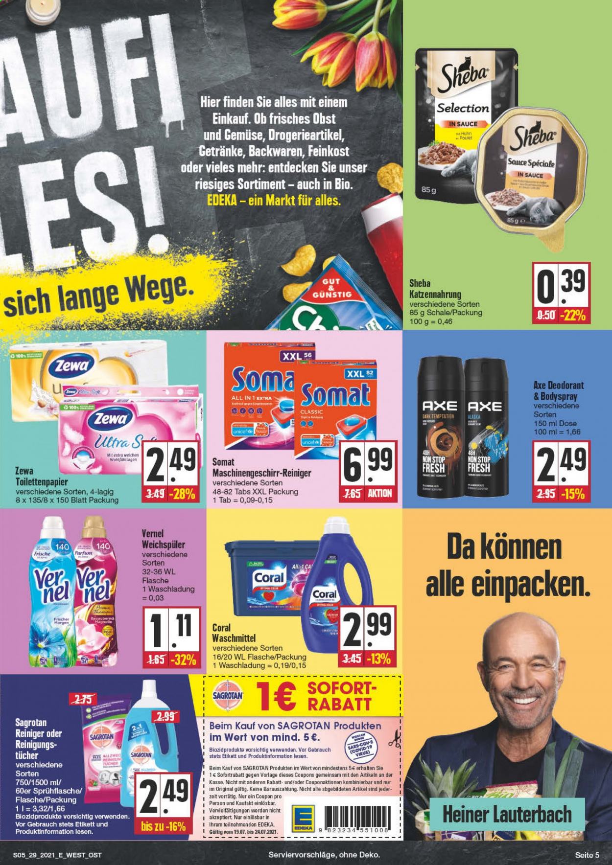 Edeka Prospekte  - 19.07.2021 - 24.07.2021. Seite 5