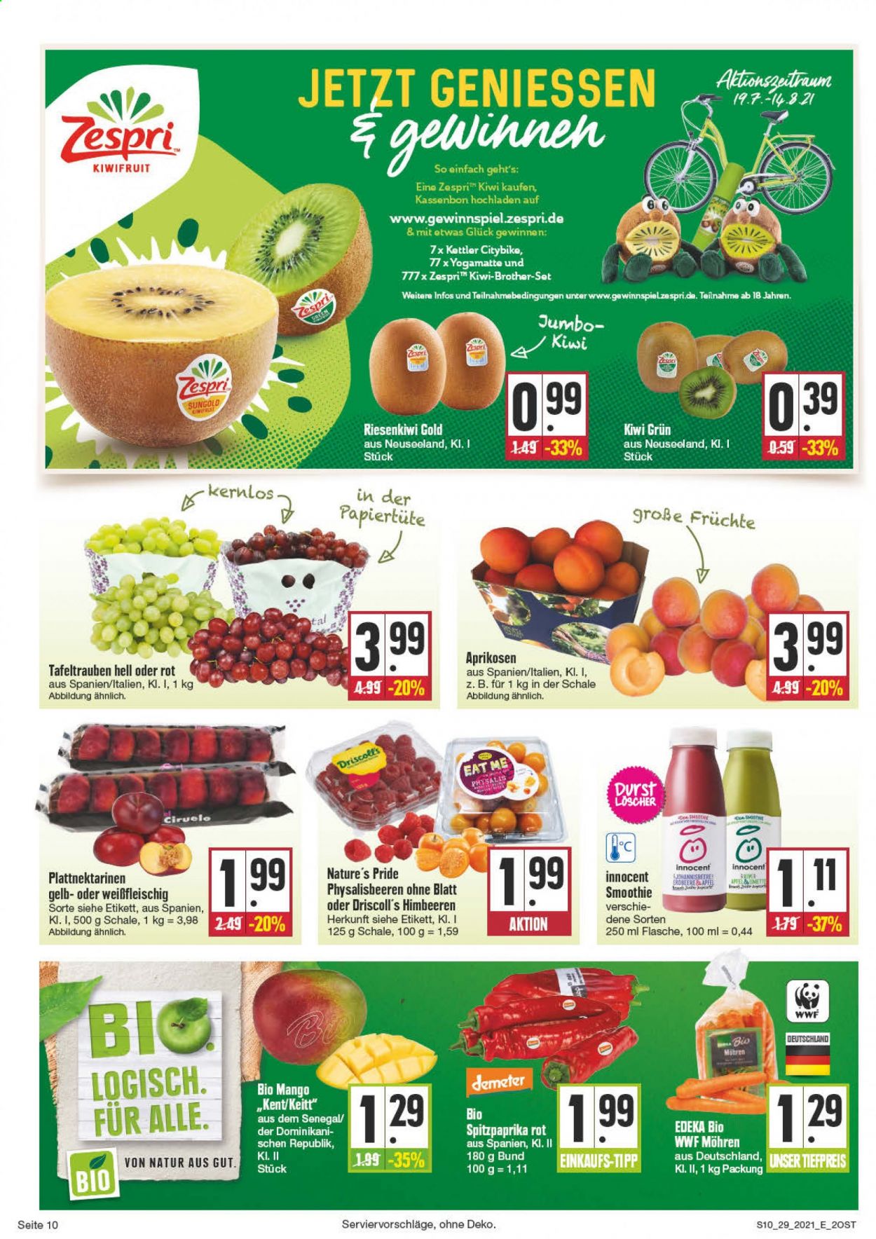 Edeka Prospekte  - 19.07.2021 - 24.07.2021. Seite 10