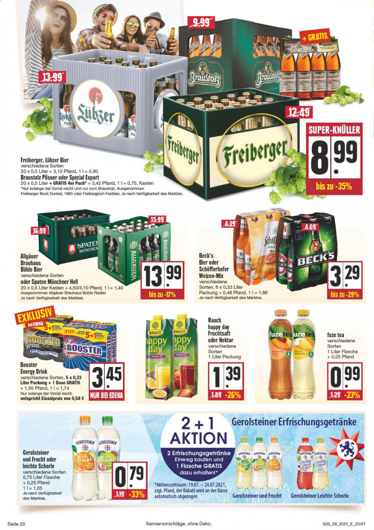 Edeka Prospekte  - 19.07.2021 - 24.07.2021. Seite 24