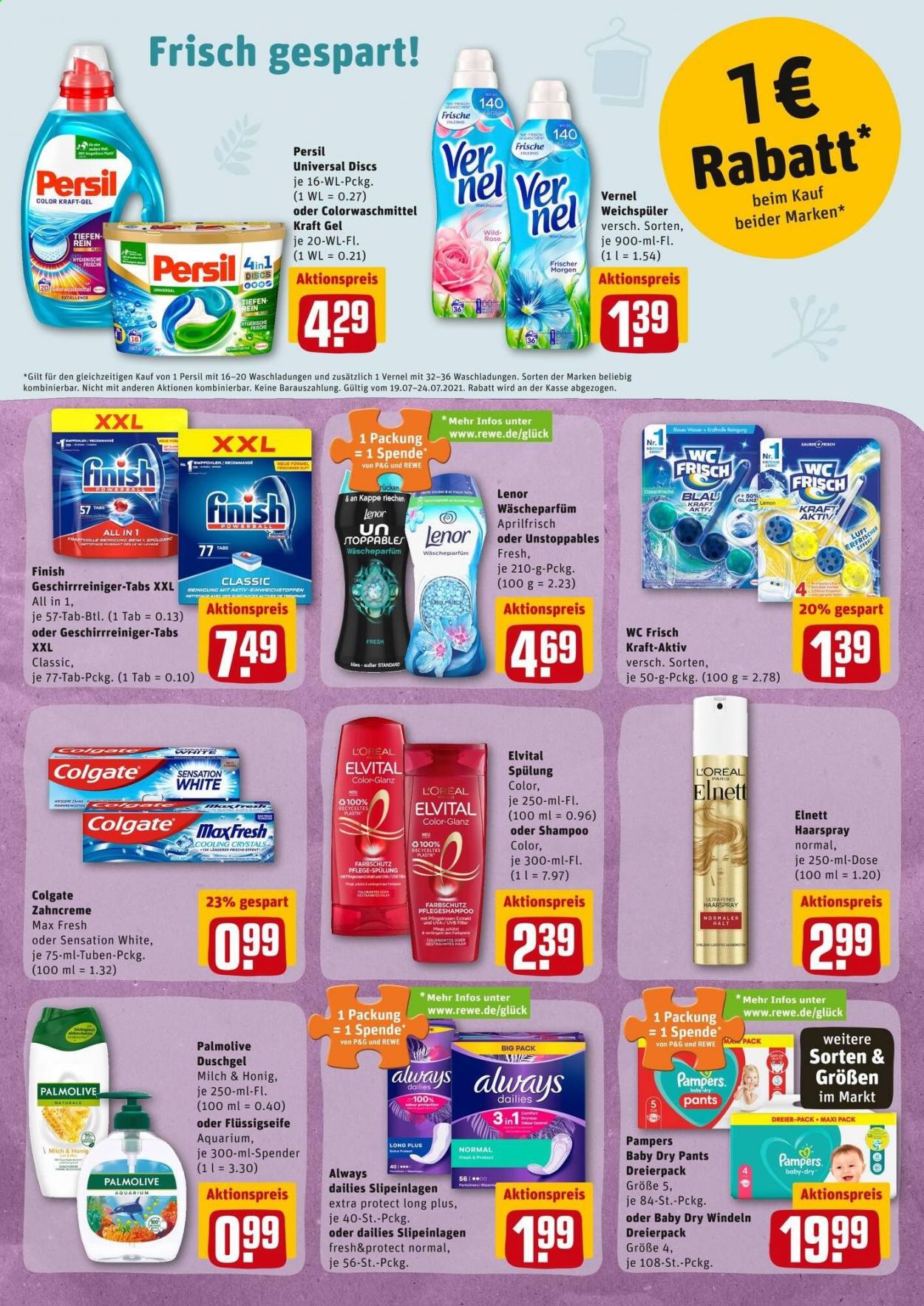 REWE Prospekte  - 19.07.2021 - 24.07.2021. Seite 14