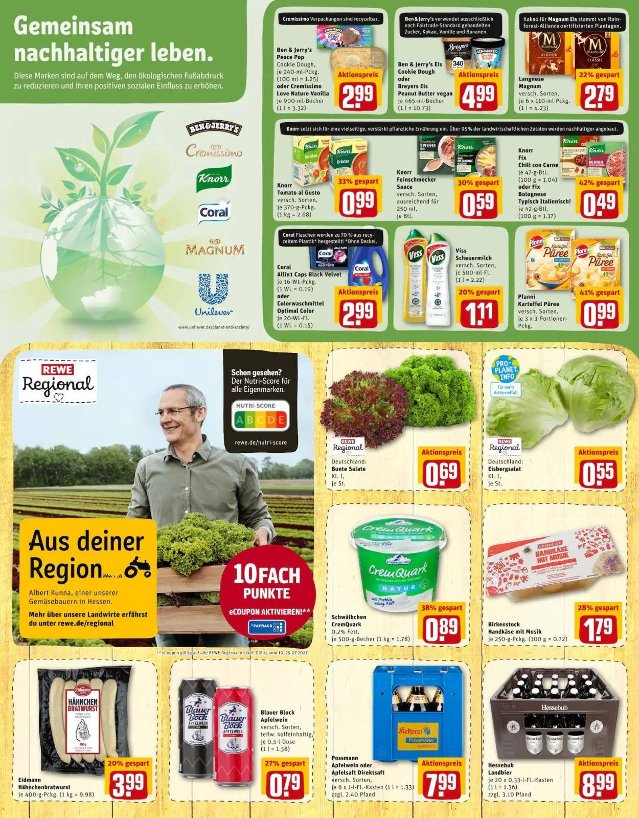 REWE Prospekte  - 19.07.2021 - 24.07.2021. Seite 23