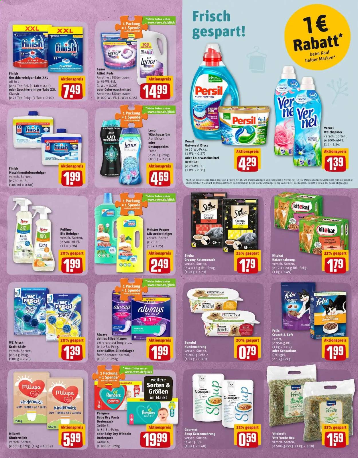 REWE Prospekte  - 19.07.2021 - 24.07.2021. Seite 25