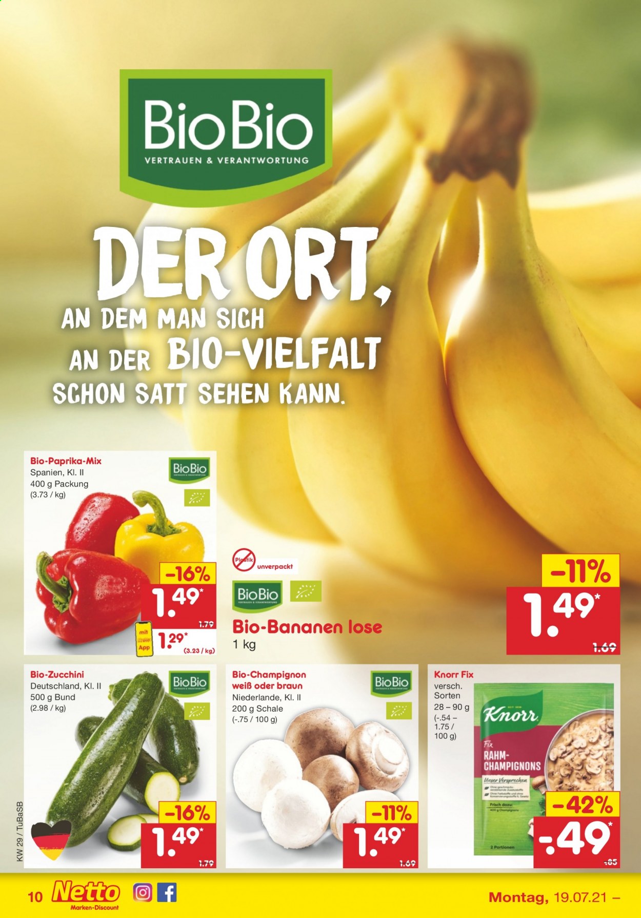 Netto Marken-Discount Prospekte  - 19.07.2021 - 24.07.2021. Seite 10