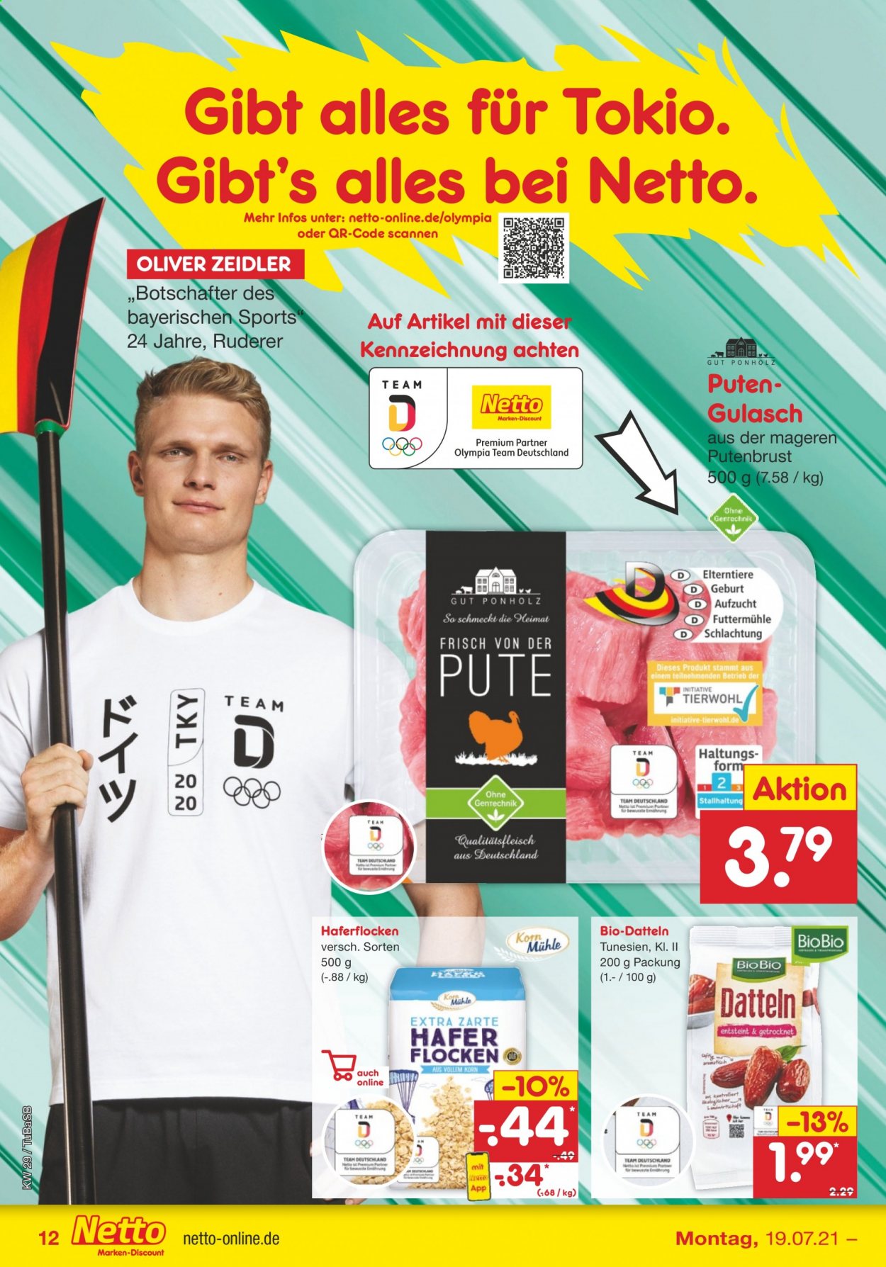 Netto Marken-Discount Prospekte  - 19.07.2021 - 24.07.2021. Seite 12