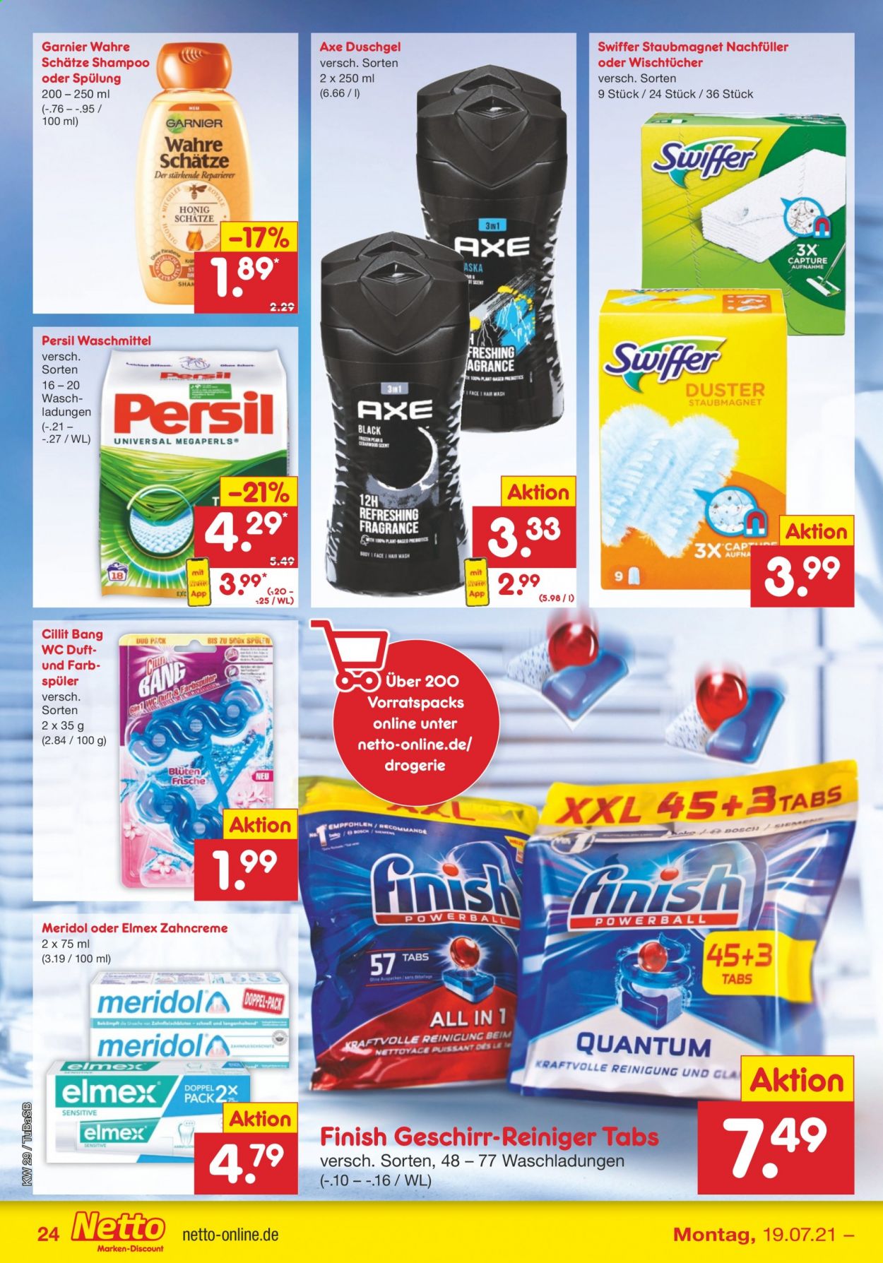 Netto Marken-Discount Prospekte  - 19.07.2021 - 24.07.2021. Seite 24