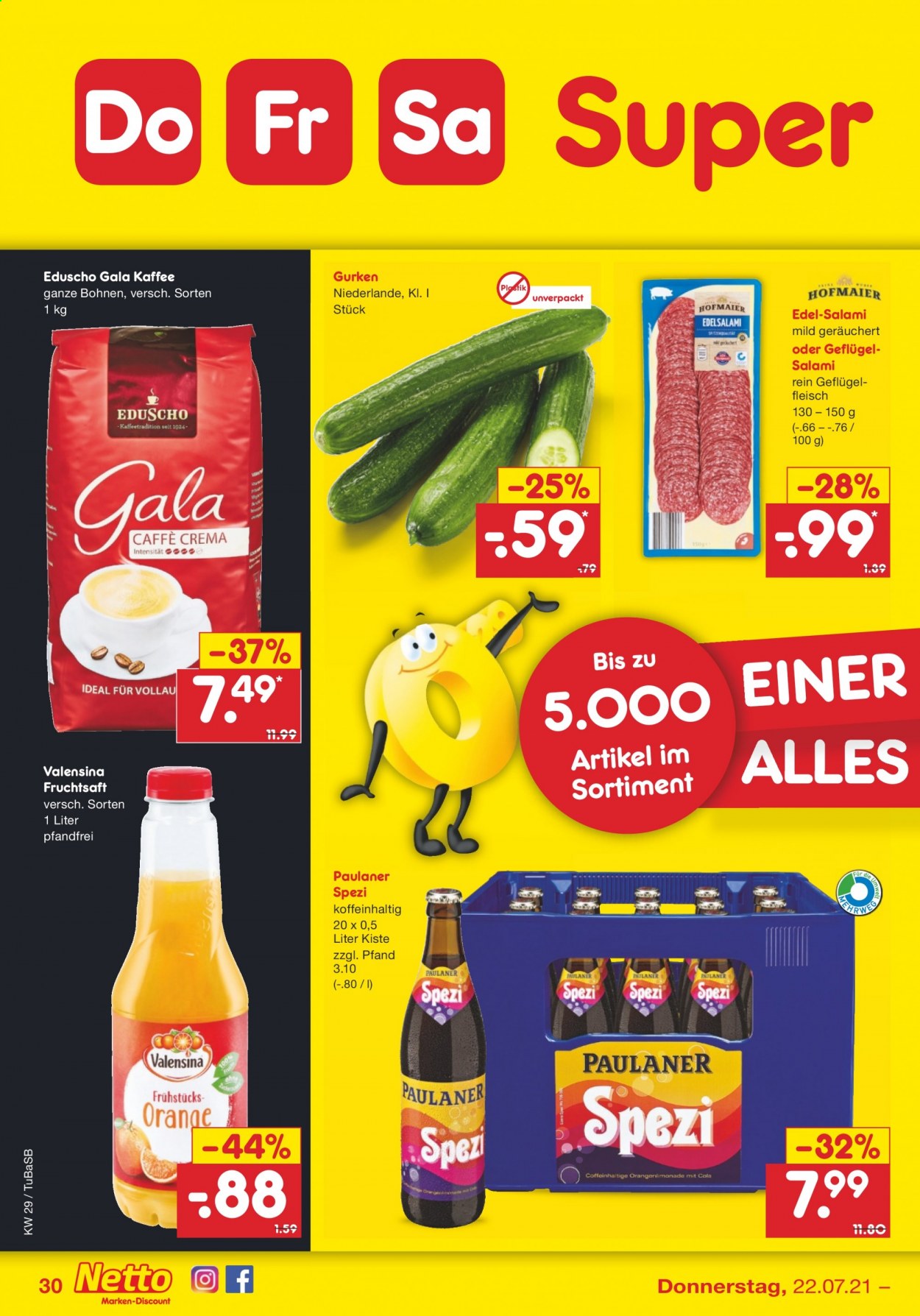 Netto Marken-Discount Prospekte  - 19.07.2021 - 24.07.2021. Seite 30