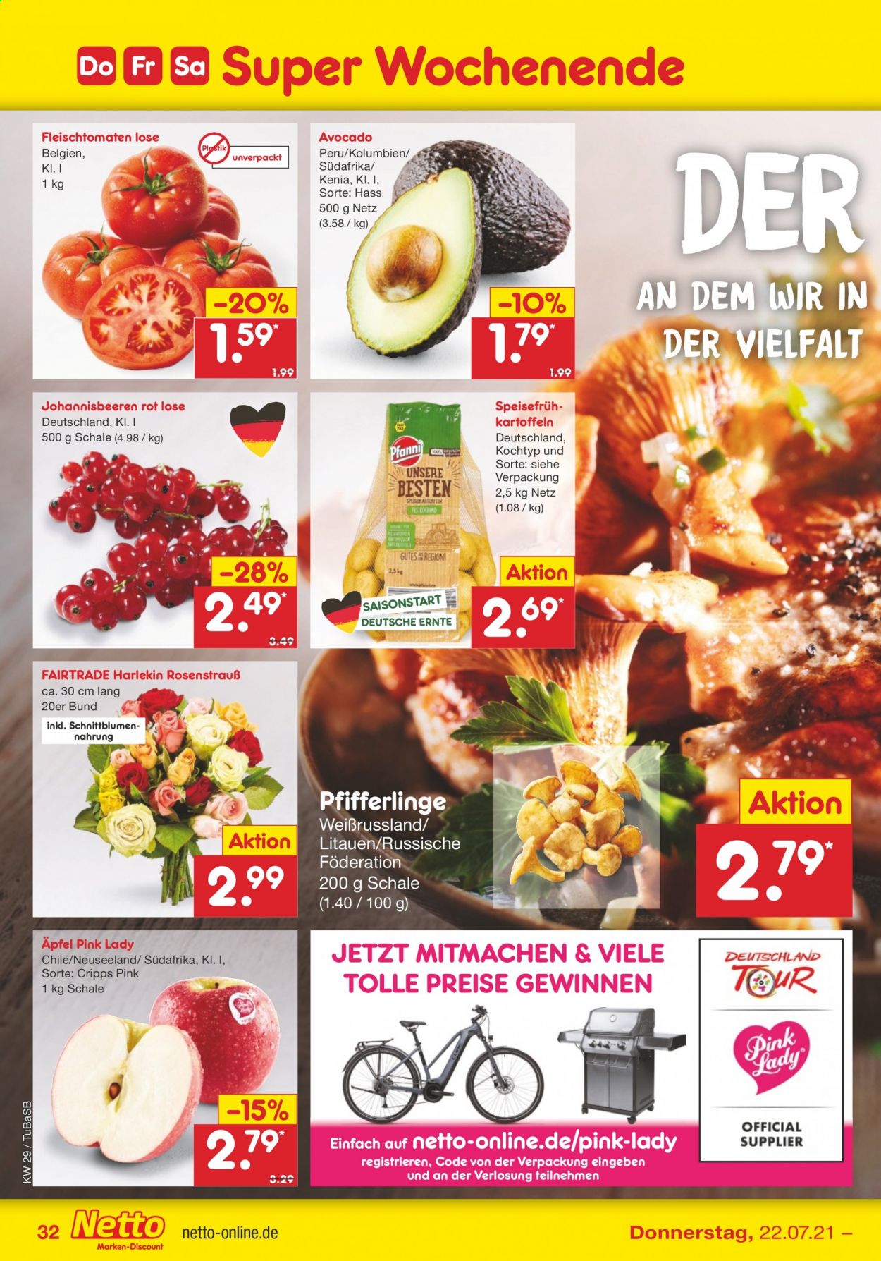 Netto Marken-Discount Prospekte  - 19.07.2021 - 24.07.2021. Seite 32