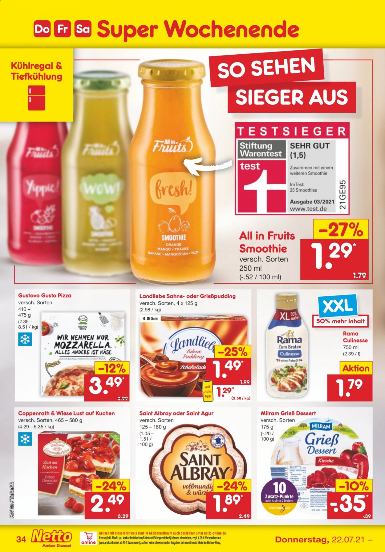 Netto Marken-Discount Prospekte  - 19.07.2021 - 24.07.2021. Seite 34