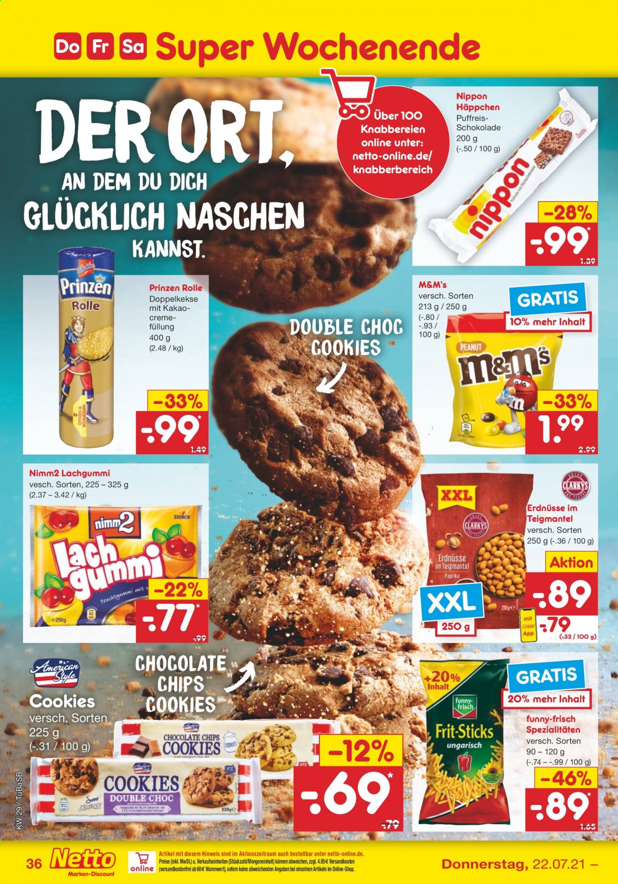 Netto Marken-Discount Prospekte  - 19.07.2021 - 24.07.2021. Seite 36