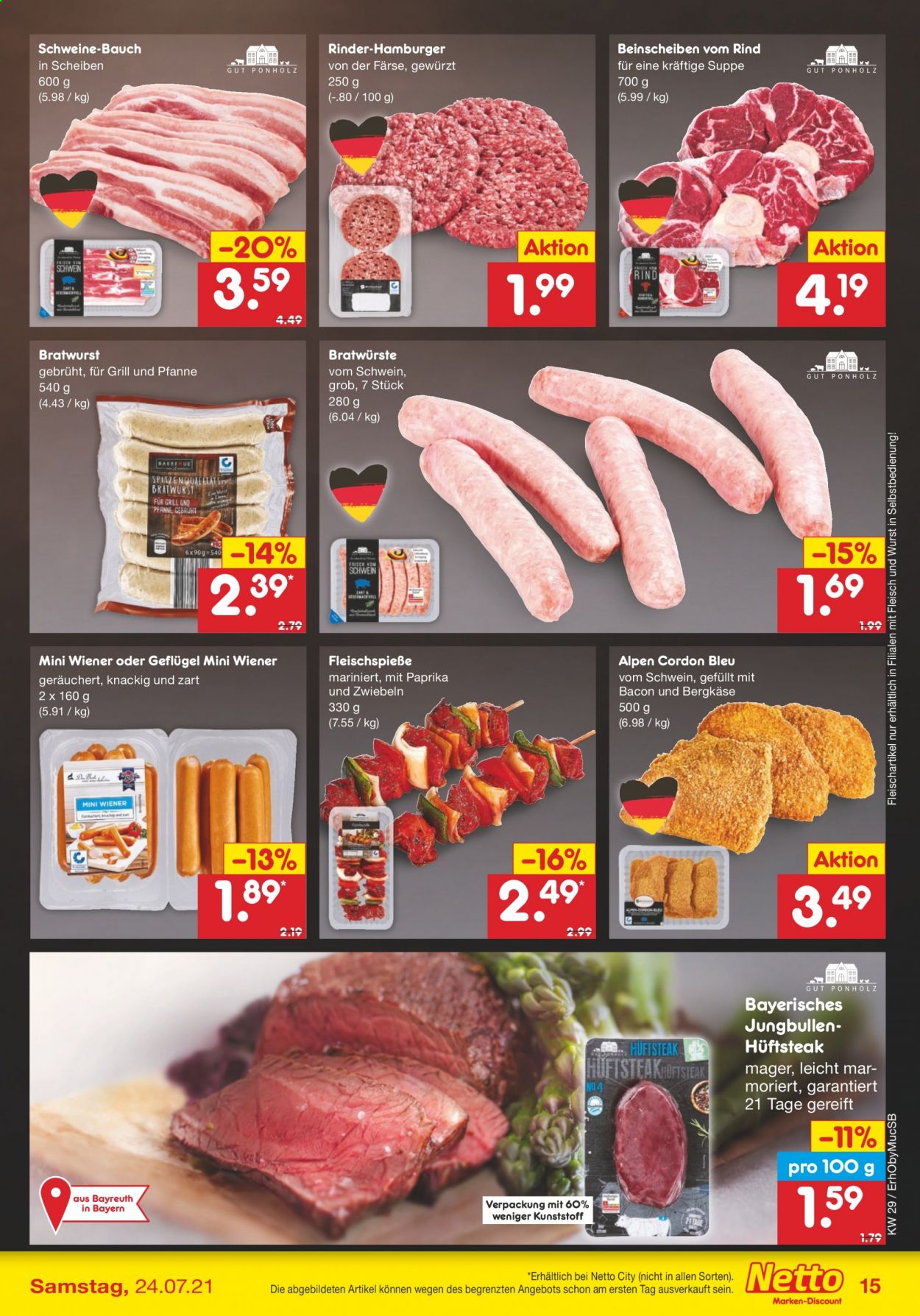 Netto Marken-Discount Prospekte  - 19.07.2021 - 24.07.2021. Seite 15