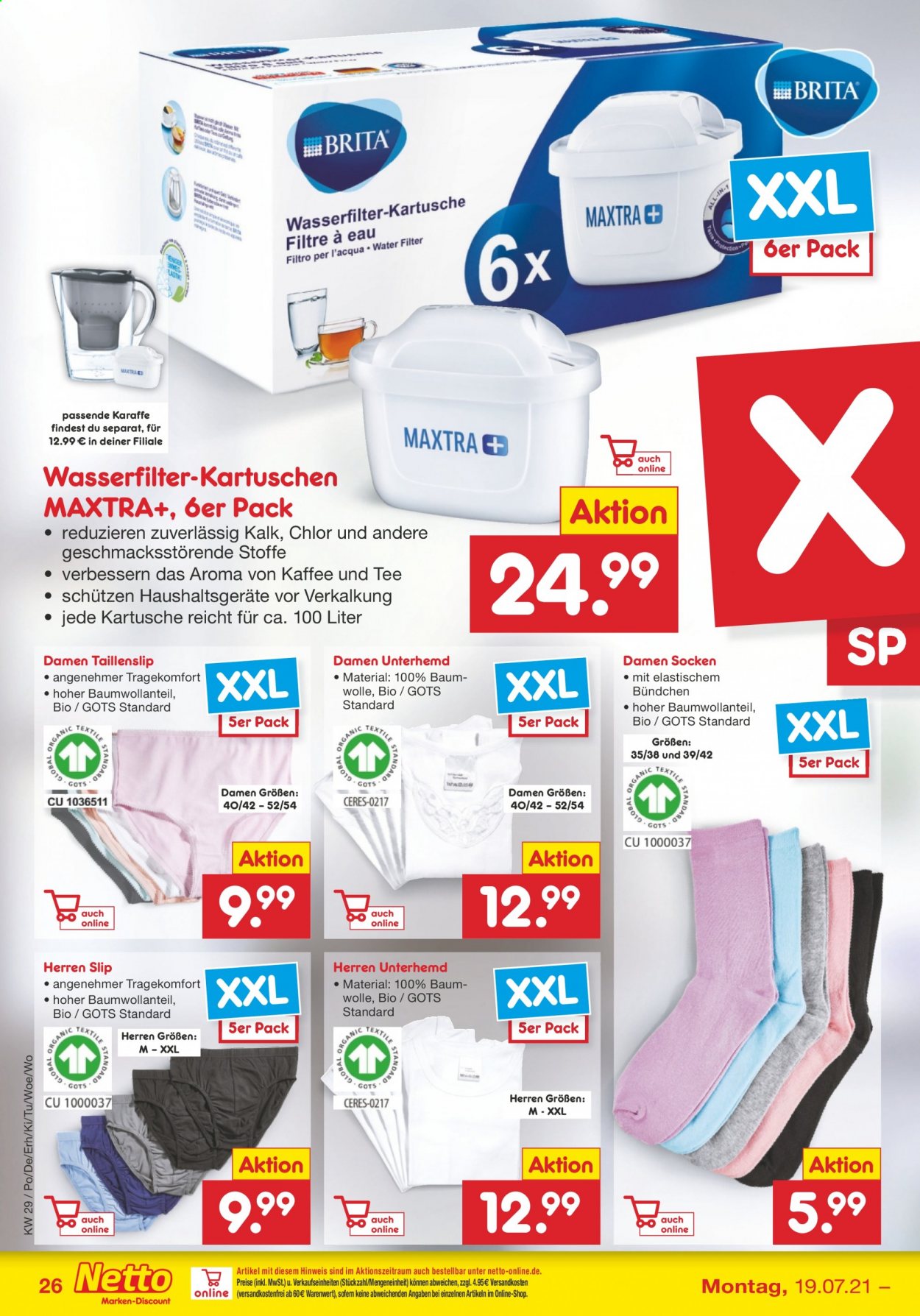 Netto Marken-Discount Prospekte  - 19.07.2021 - 24.07.2021. Seite 26