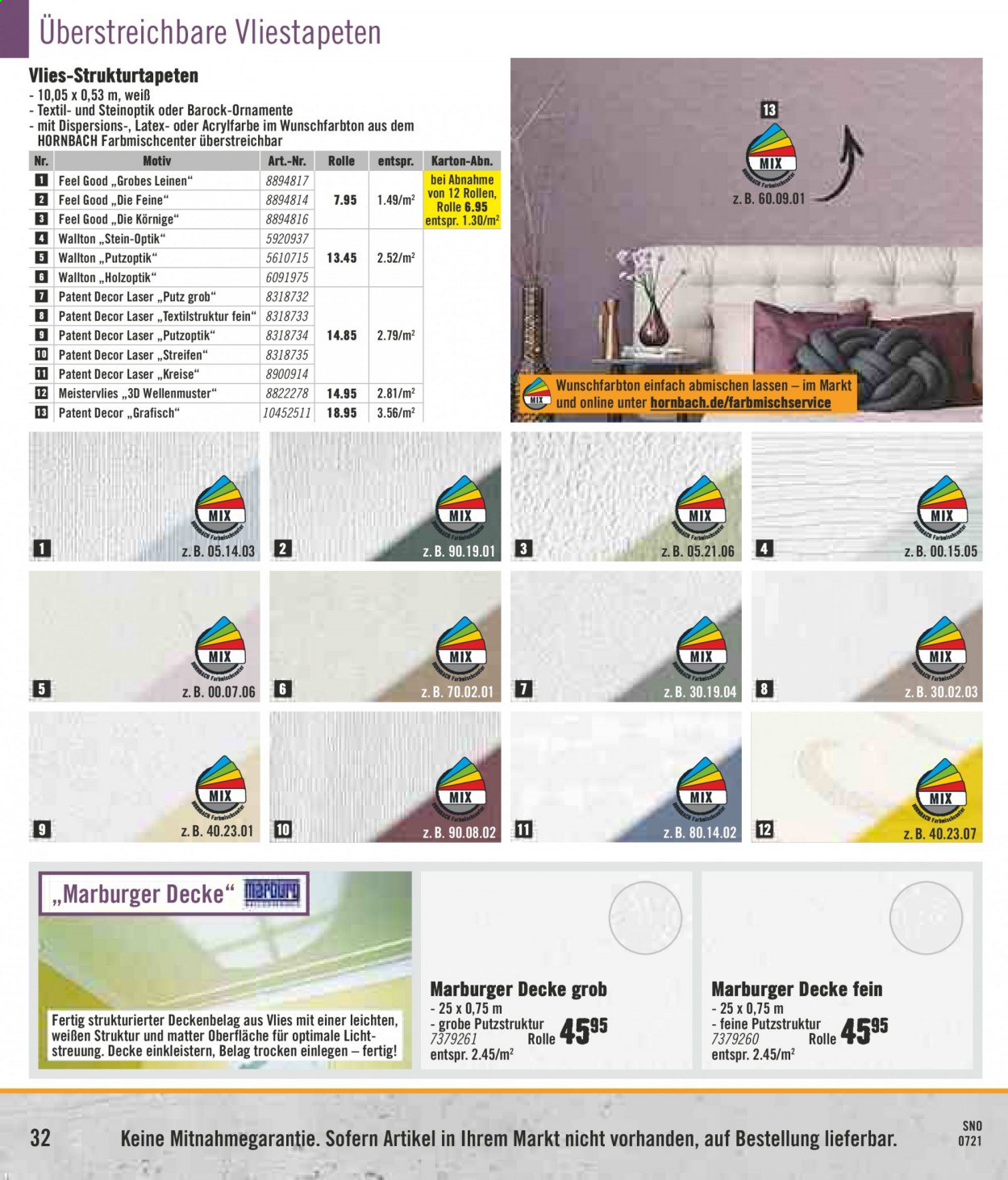 Hornbach Prospekte  - 20.07.2021 - 19.08.2021. Seite 32