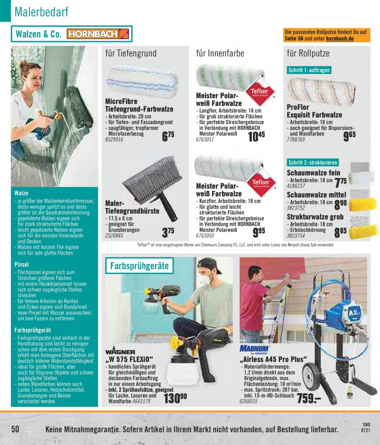 Hornbach Prospekte  - 20.07.2021 - 19.08.2021. Seite 50