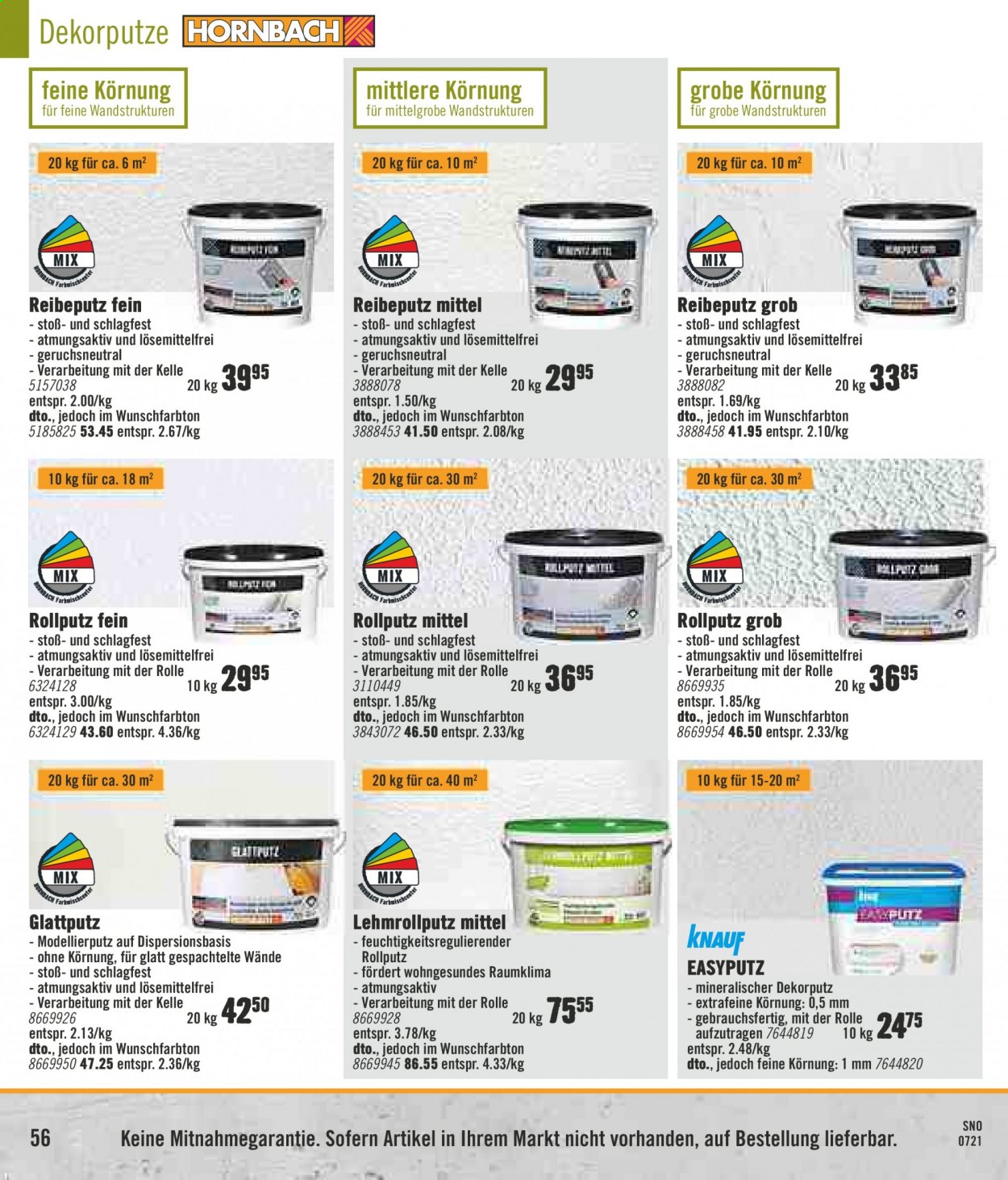 Hornbach Prospekte  - 20.07.2021 - 19.08.2021. Seite 56