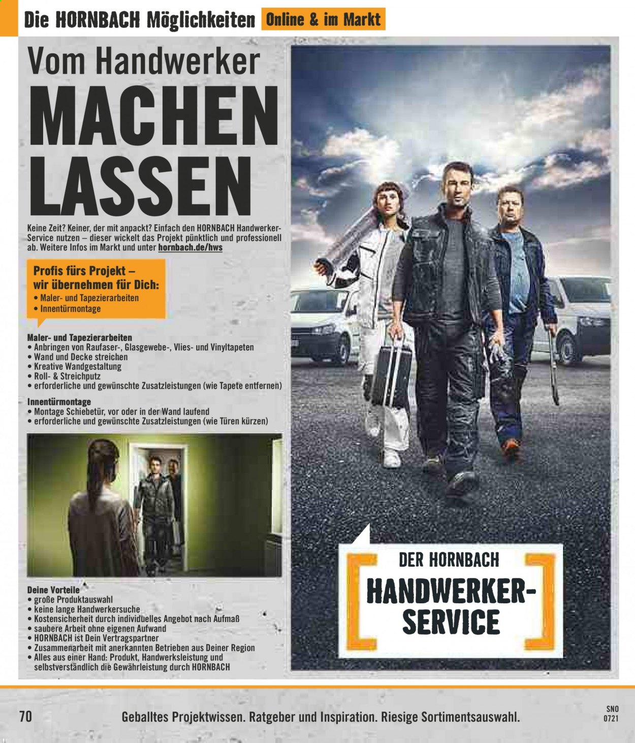 Hornbach Prospekte  - 20.07.2021 - 19.08.2021. Seite 70