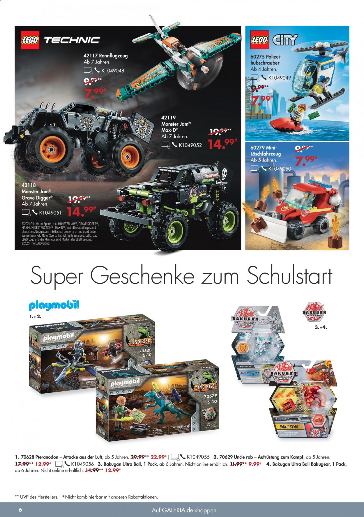 GALERIA Karstadt Kaufhof Prospekte  - 21.07.2021 - 15.09.2021. Seite 6