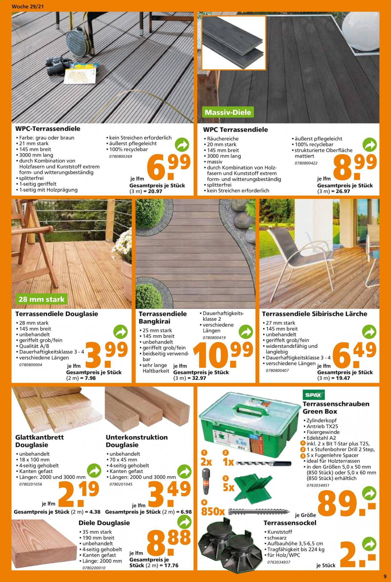 Globus Baumarkt Prospekte  - 20.07.2021 - 27.07.2021. Seite 9